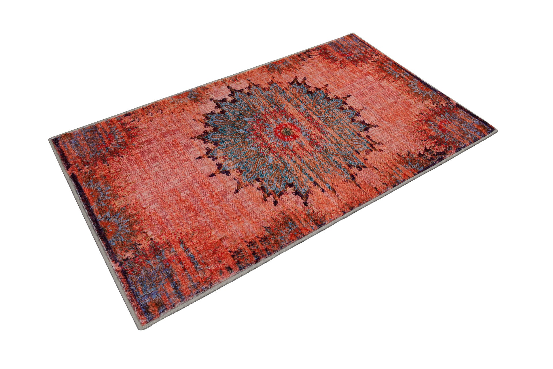 weconhome-badteppich-healing-rot-orientalisch-vintage image 3