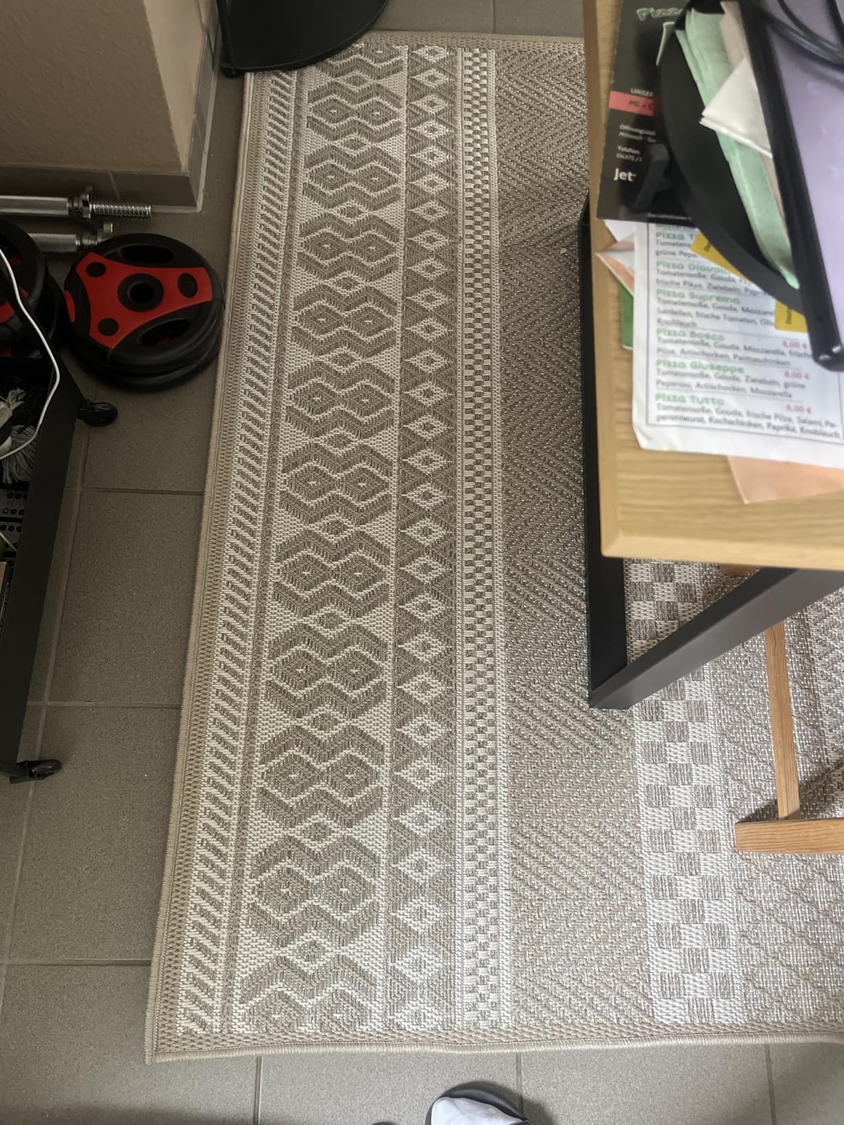 Schöner Outdoor-Teppich