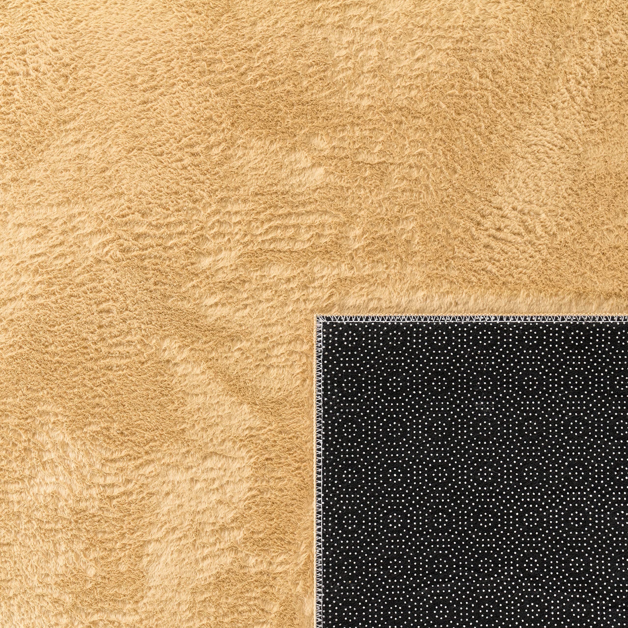 paco-home-shaggy-hochflor-teppich-gelb-120x160-cm-waschbar image 4