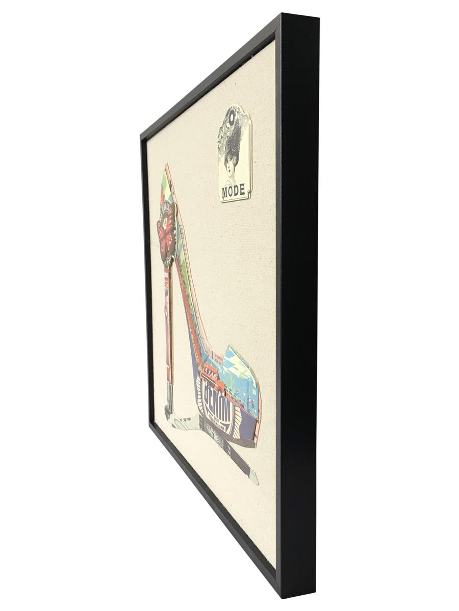 kayoom-style-i-papier-wandbild-42cm-x-42cm-mode-collage-handgefertigt image 3