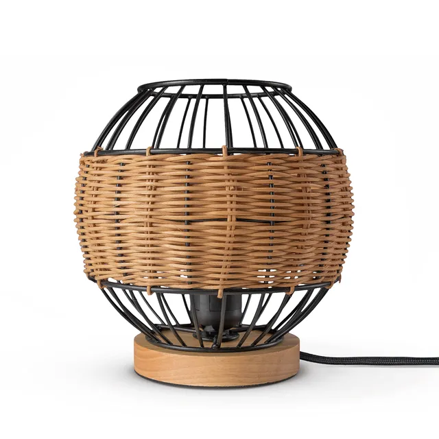 paco-home-rattan-tischleuchte-boho-typ-5-natur-20-cm-e27 image 1