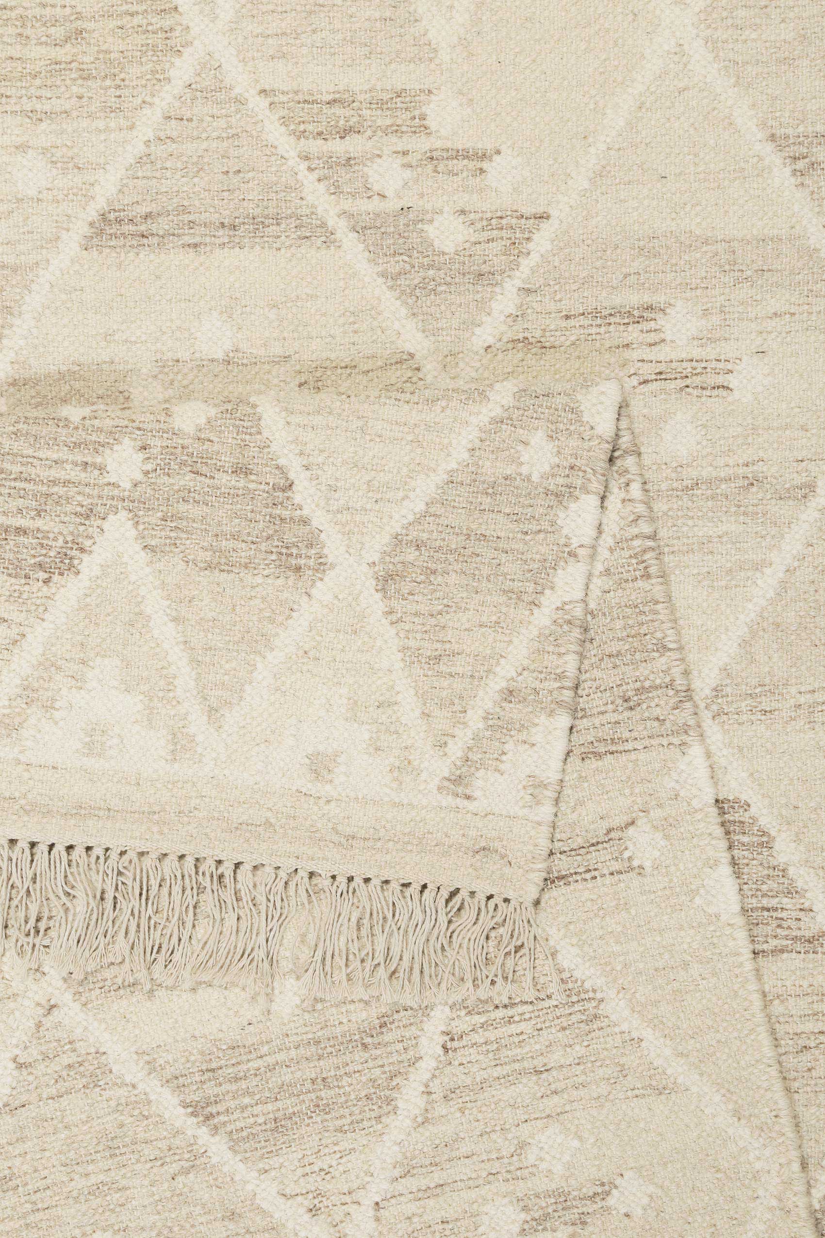 weconhome-green-looop-kelim-vermont-beige-braun-meliert-wolle image 4