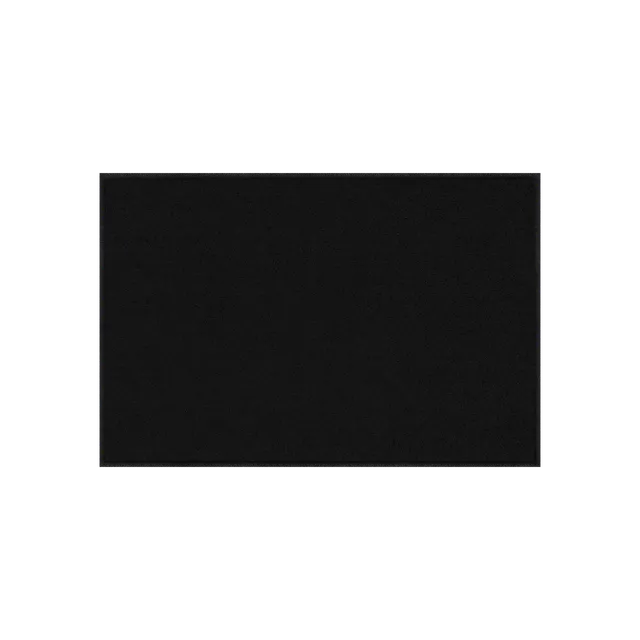 salonloewe-schwarz-l-ufer-50-x-75-cm-einfarbige-fu-matte-polyamid-rutschfest image 1