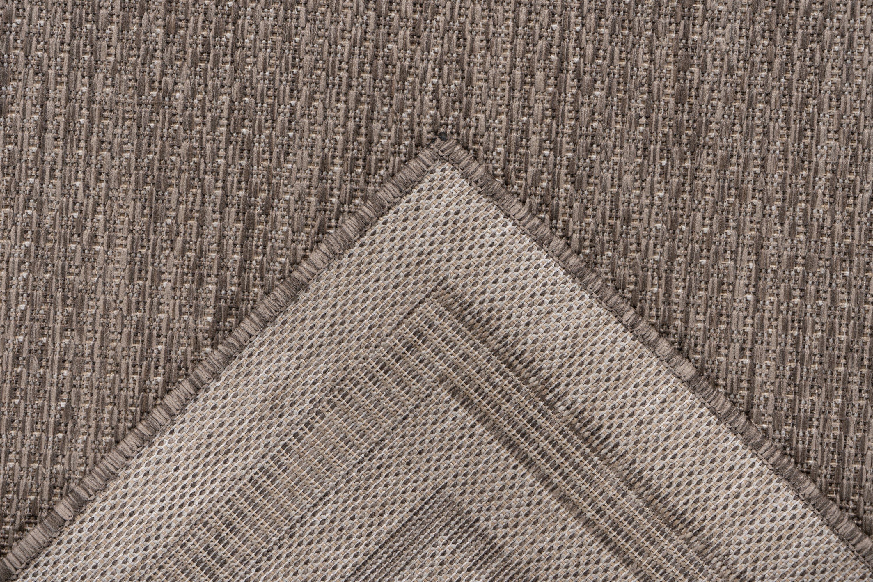 kayoom-retreat-125-kurzflorteppich-5-mm-florh-he-polypropylen-taupe-pflegeleicht image 5