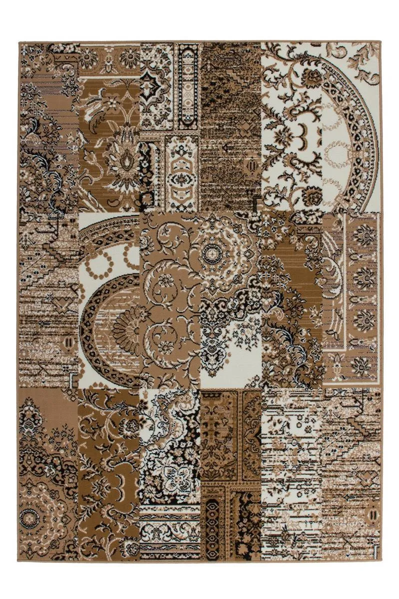 kayoom-sona-2086-teppich-antik-muster-im-patchwork-design-kurzflor image 1