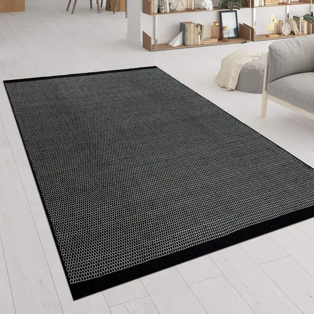 paco-home-flachgewebe-teppich-skandi-kilim-schwarz-240x340-cm image 1