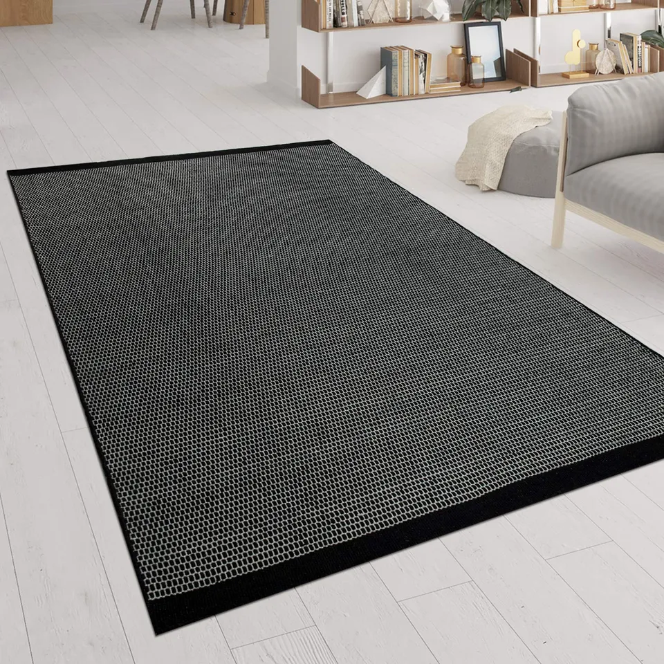 paco-home-flachgewebe-teppich-skandi-kilim-schwarz-240x340-cm image 1