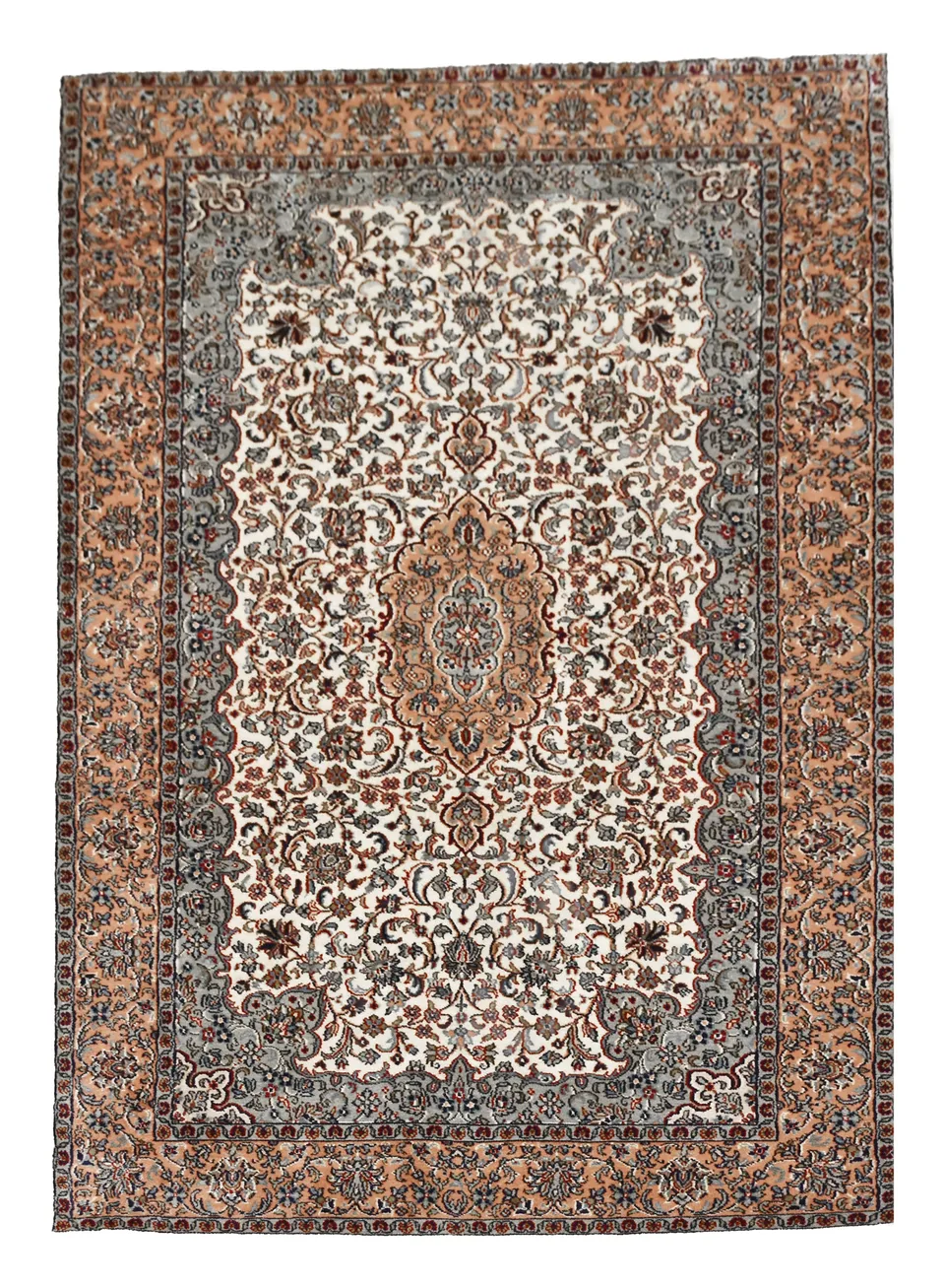 kayoom-kashan-12344-multi-hochflor-teppich-95x154-cm-orient-design-handgewebt image 1