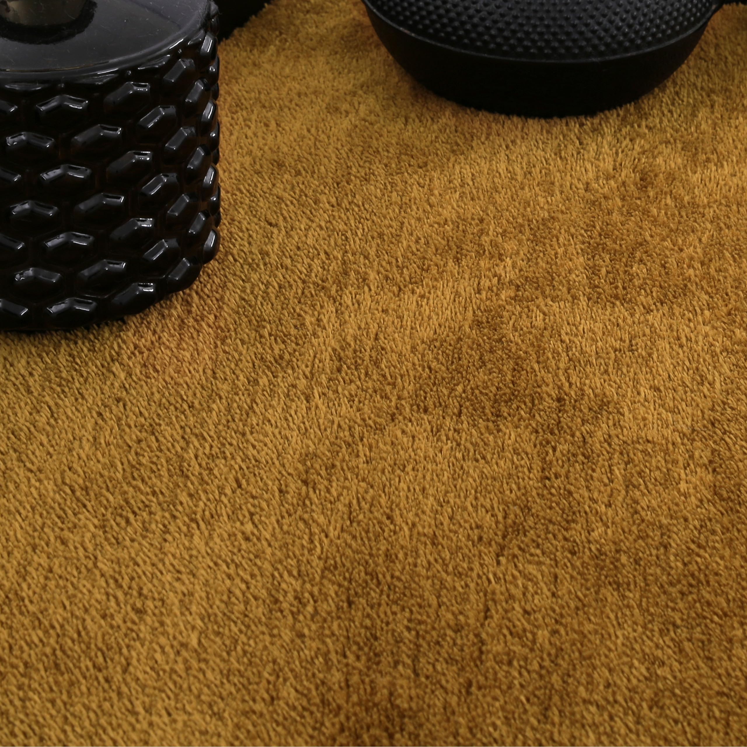 paco-home-style-kurzflor-teppich-senfgelb-200x280-cm image 3