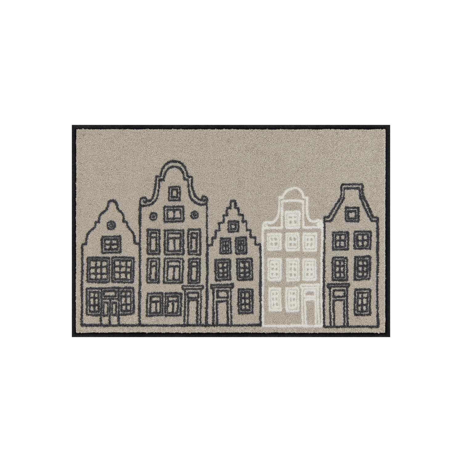 salonloewe-city-life-eingangsmatte-50-x-75-cm-stadtmotiv-polyamid-waschbar-trock image 1