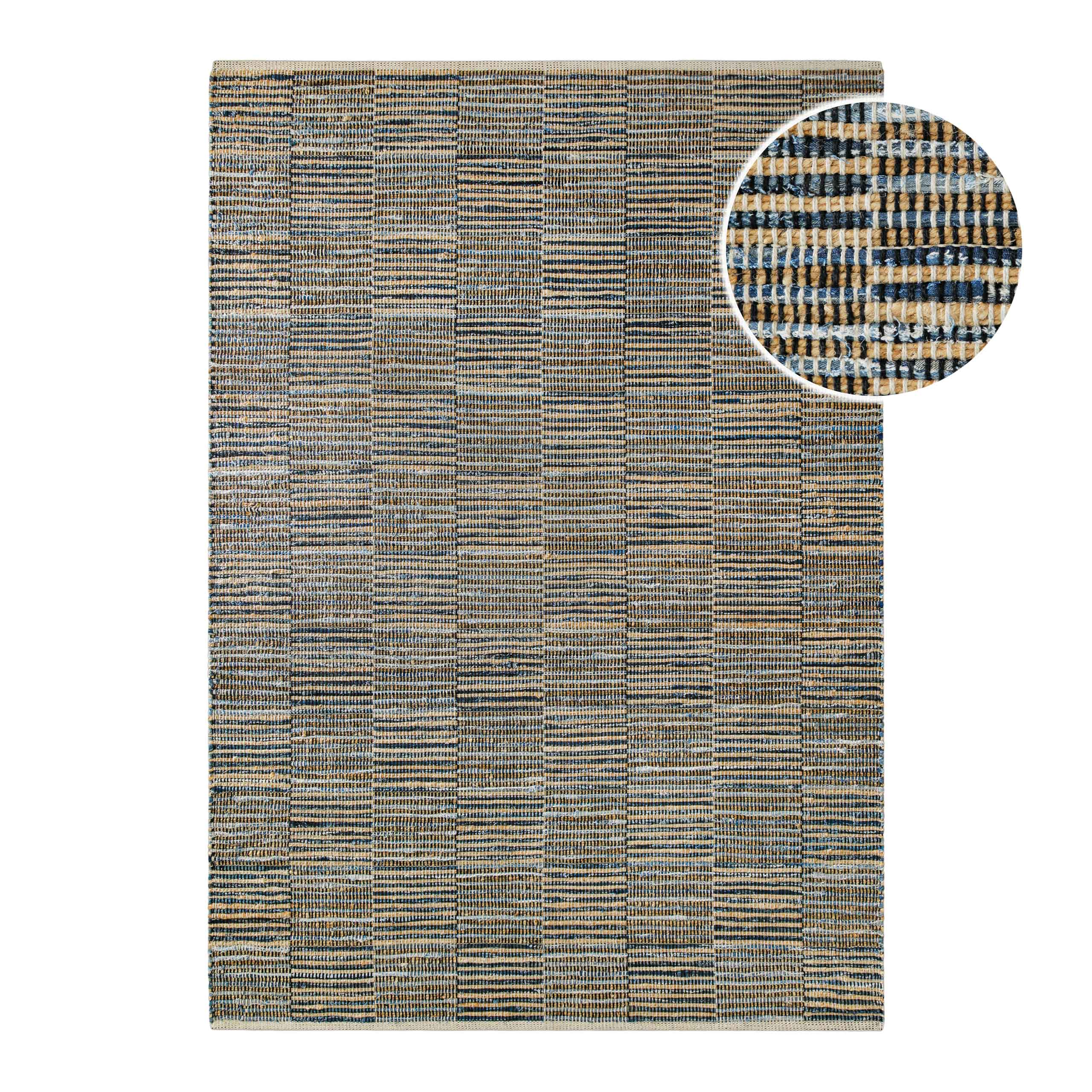 weconhome-denim-blues-handwebteppich-denim-blau-jute image 1