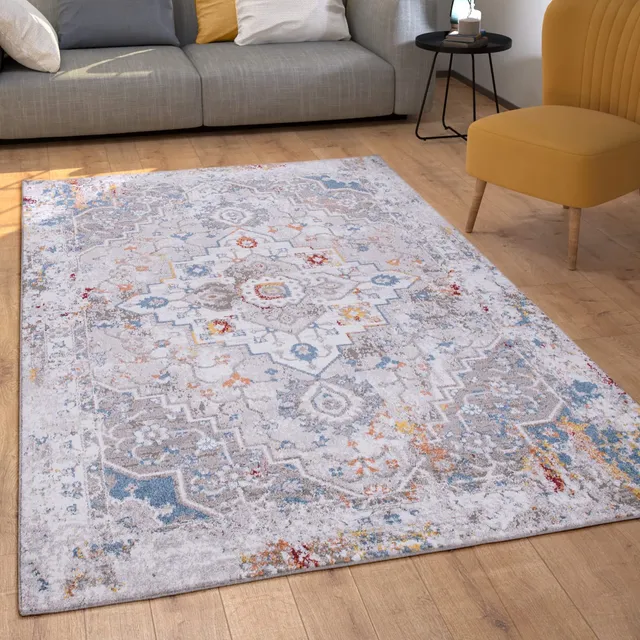 paco-home-passion-teppich-80x150-cm-bunt-kurzflor-vintage-orientalisch image 1