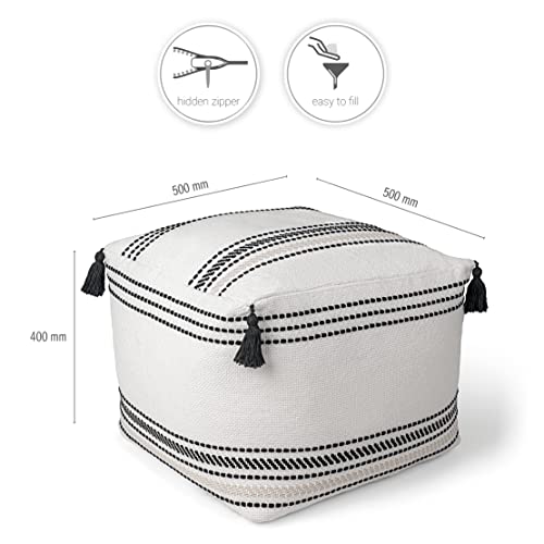 paco-home-in-outdoor-sitzsack-sessel-ohne-f-llung-schwarz-wei-50x50x40-cm-100-po image 8