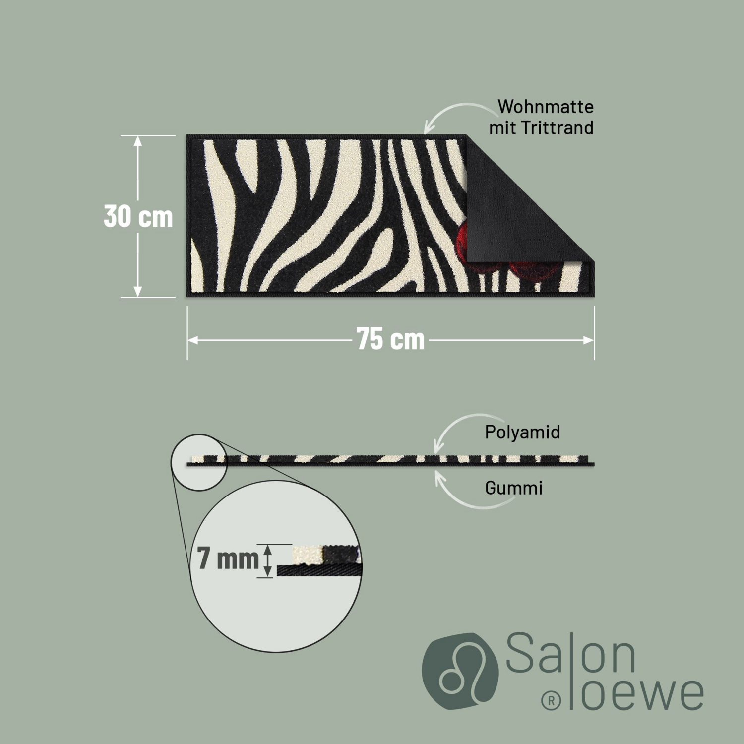 salonloewe-cherry-cherry-zebra-minimatte-30-x-75-cm-bedruckte-schmutzfangmatte-f image 4