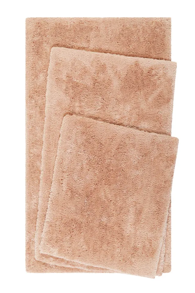 homie-living-badteppich-porto-azzurro-lachs-rosa-getuftet-hochflor image 1