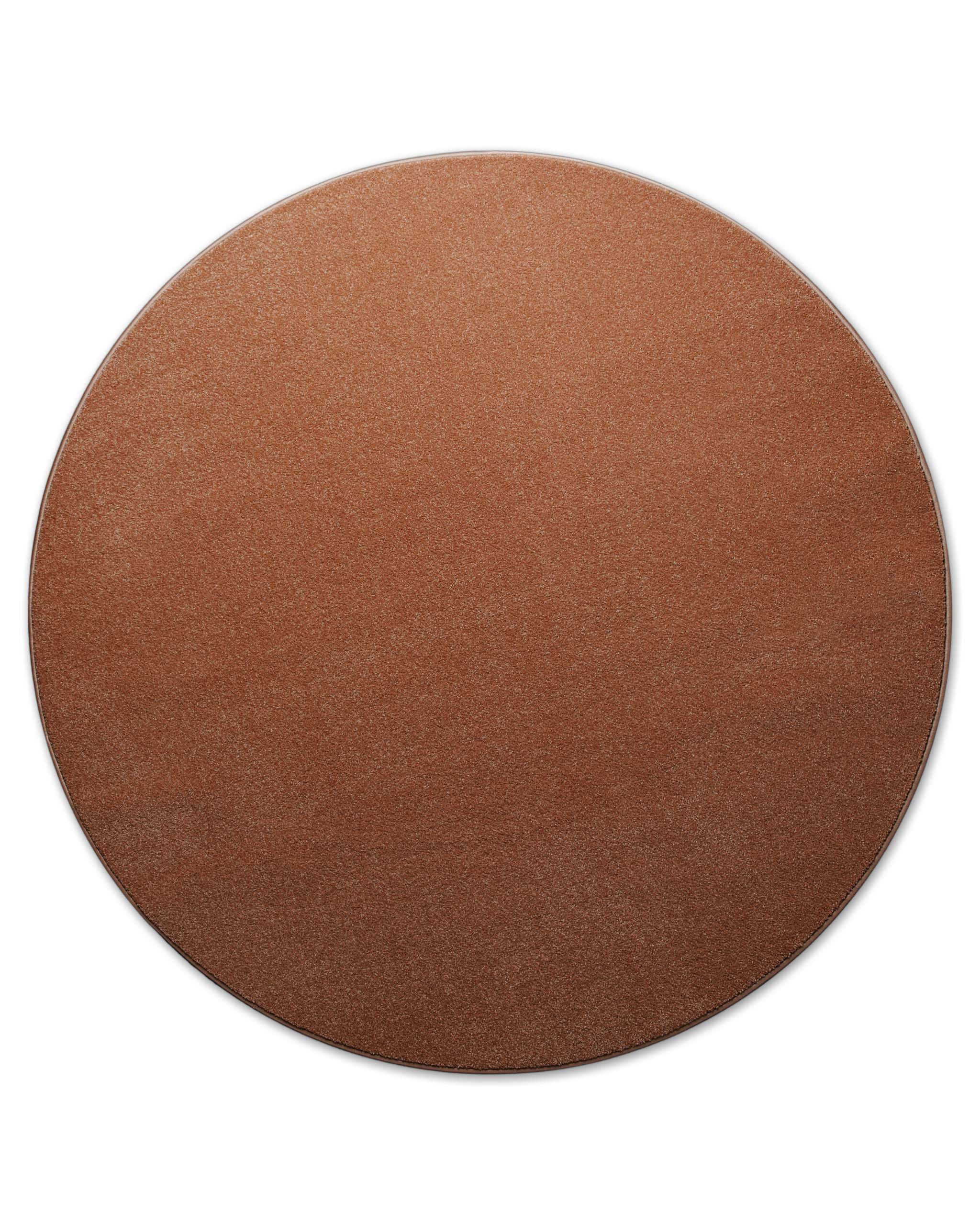 weconhome-basics-freja-kurzflorteppich-rund-ziegel-rot-terrakotta image 8