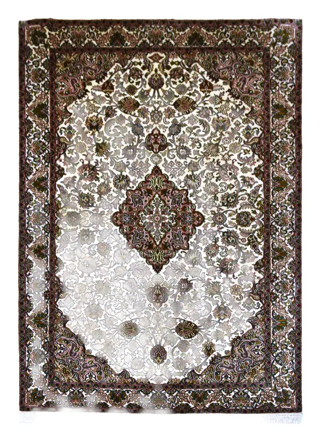 kayoom-kashan-9509-multi-teppich-122cm-x-181cm-handgewebt-orient-design image 1
