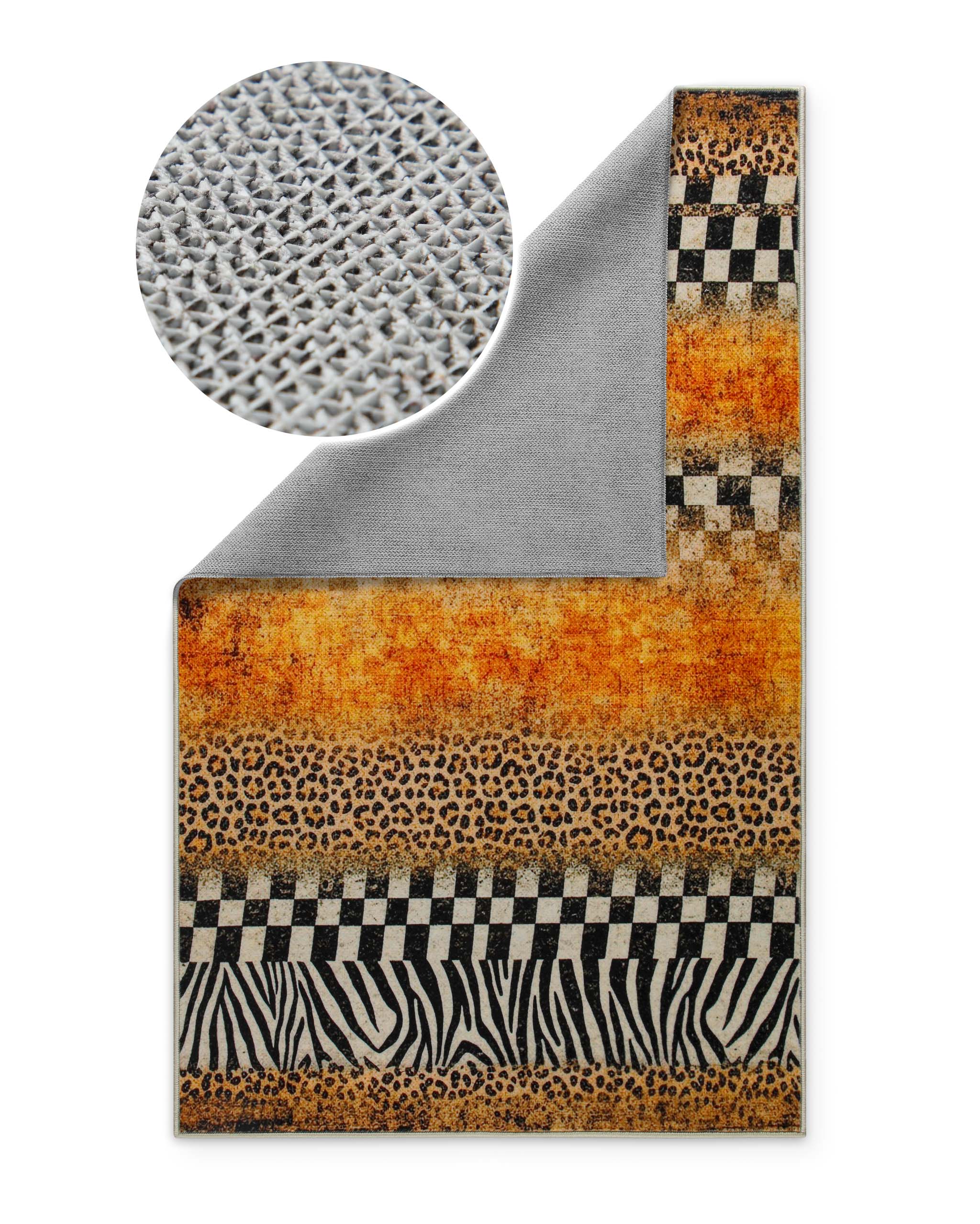 weconhome-jungle-stripes-badteppich-gelb-orange-zebra image 7