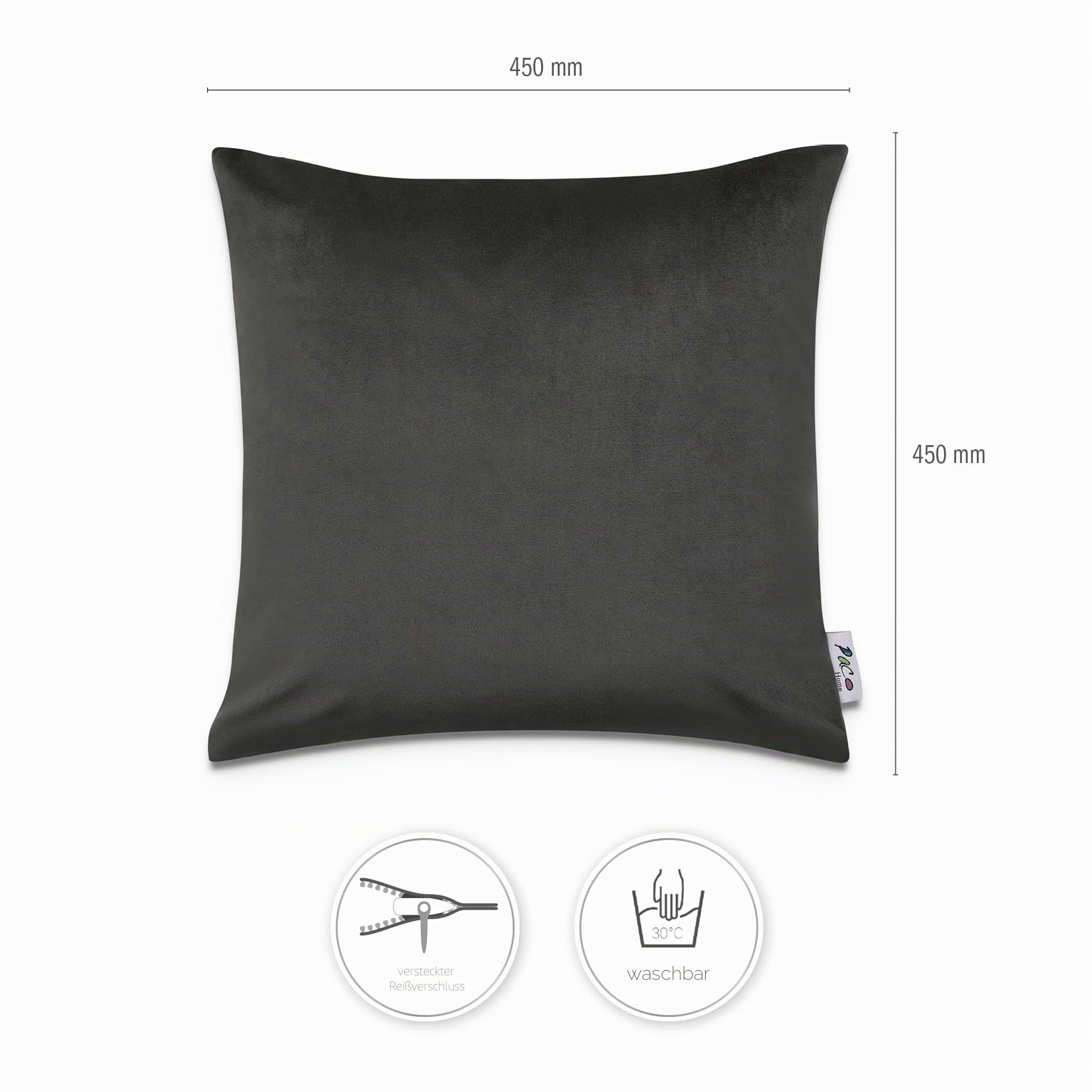 paco-home-kissenbezug-4er-set-45x45-cm-grau-samt image 3