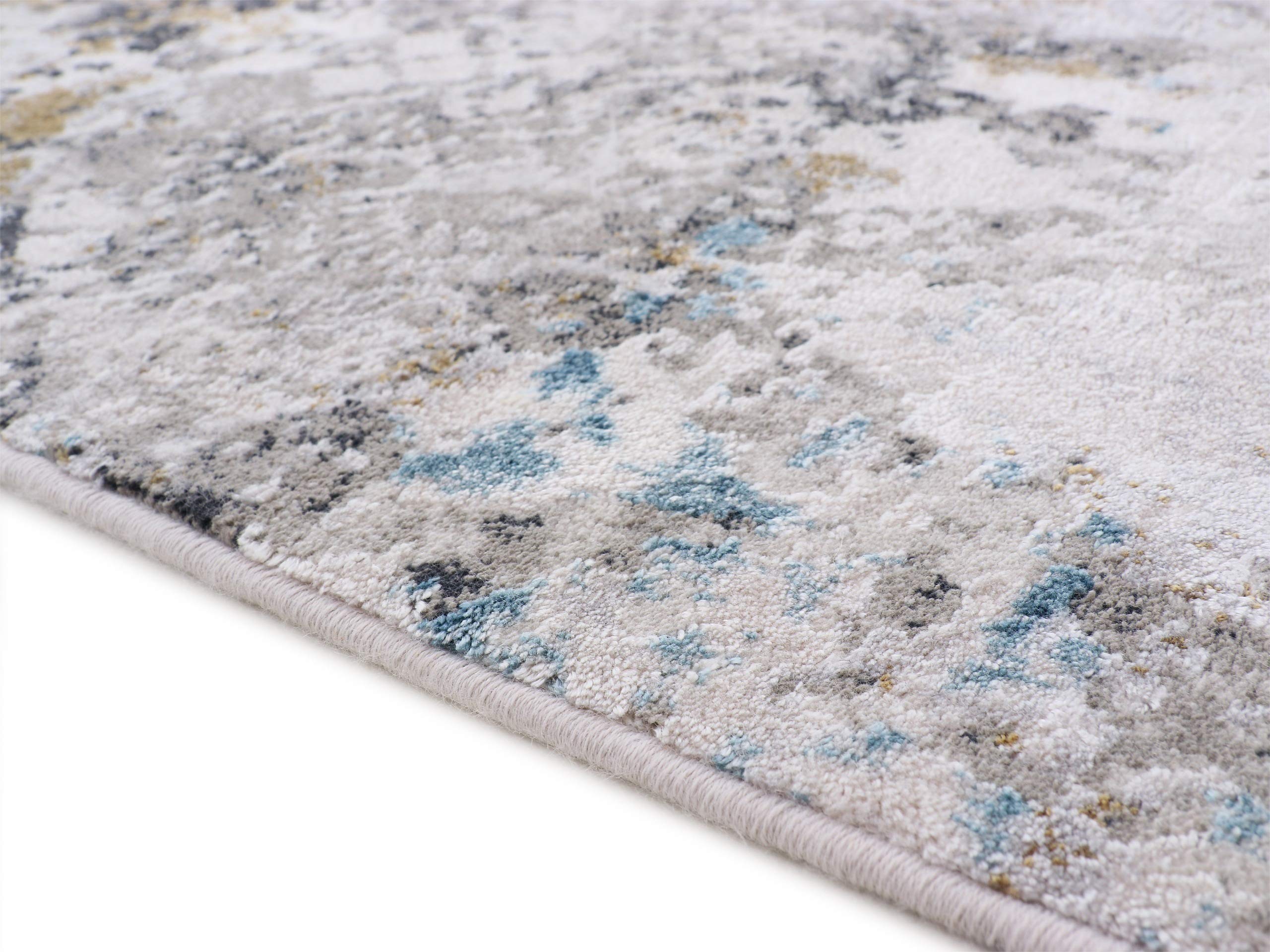 carpetfine-gusto-teppich-grau-160x230-cm-rechteckig-aus-viskose-polyester-mix-f- image 3