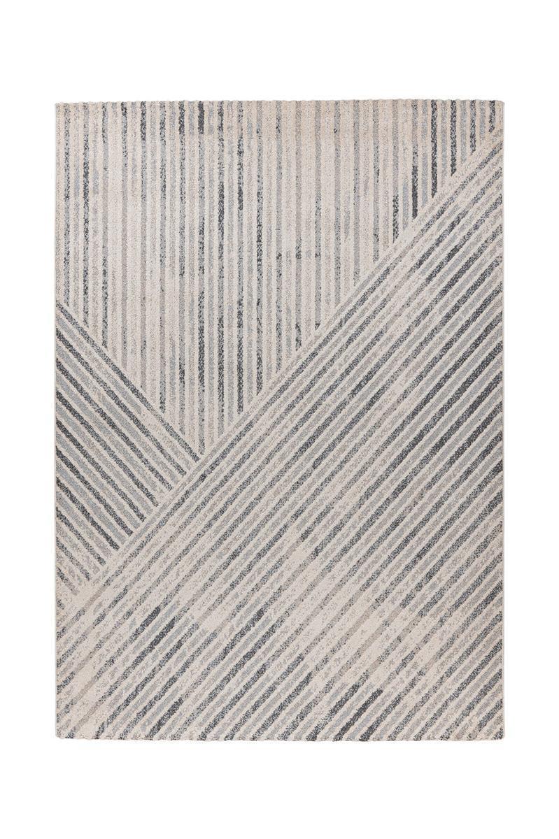 kayoom-rhombus-125-teppich-modernes-grafisches-design-pflegeleicht-grau image 1
