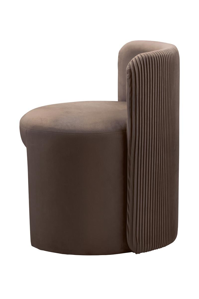 kayoom-hocker-curvy-125-runder-sitzhocker-mit-r-ckenst-tze-samtbezug-und-plissee image 4