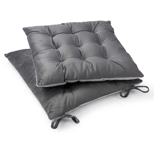 paco-home-sitzkissen-mit-befestigungsb-ndern-40x40-cm-stuhlkissen-indoor-2er-set-8 image 1