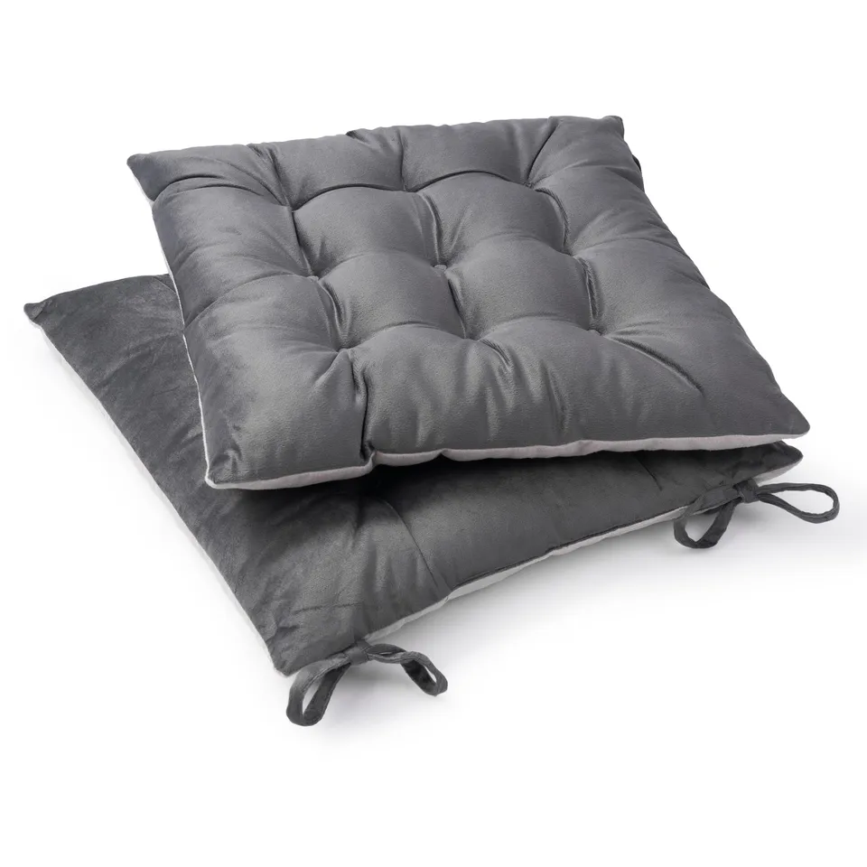 paco-home-sitzkissen-mit-befestigungsb-ndern-40x40-cm-stuhlkissen-indoor-2er-set-8 image 1