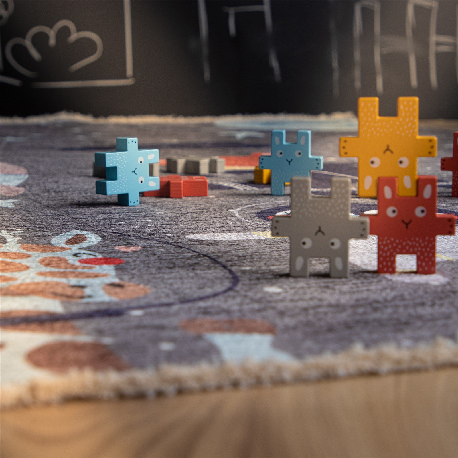 kayoom-joanna-610-kinderteppich-spacegrau-115-x-170-cm image 3