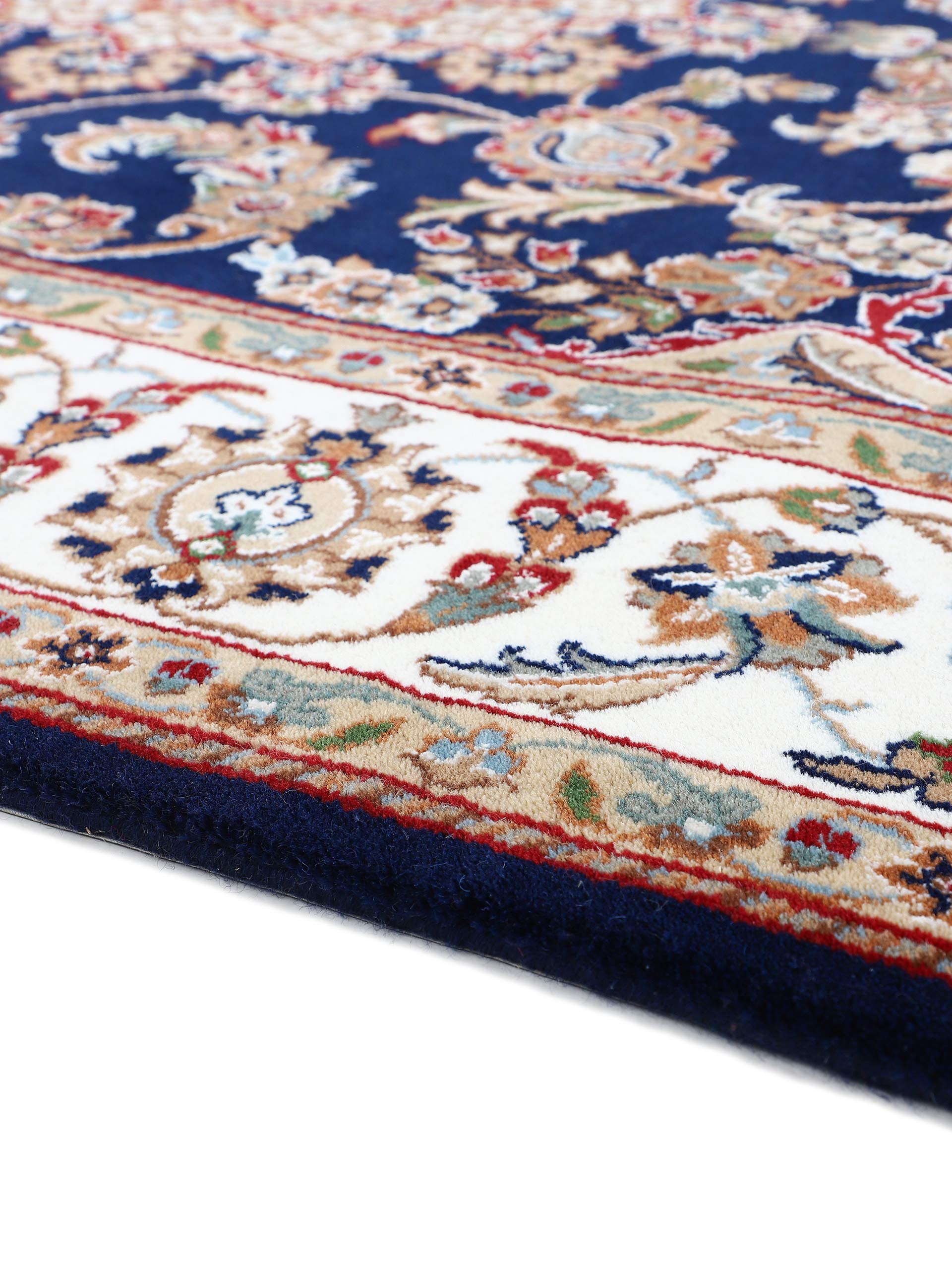 carpetfine-nain-teppich-blau-70x140-cm-handgekn-pft-wolle image 6