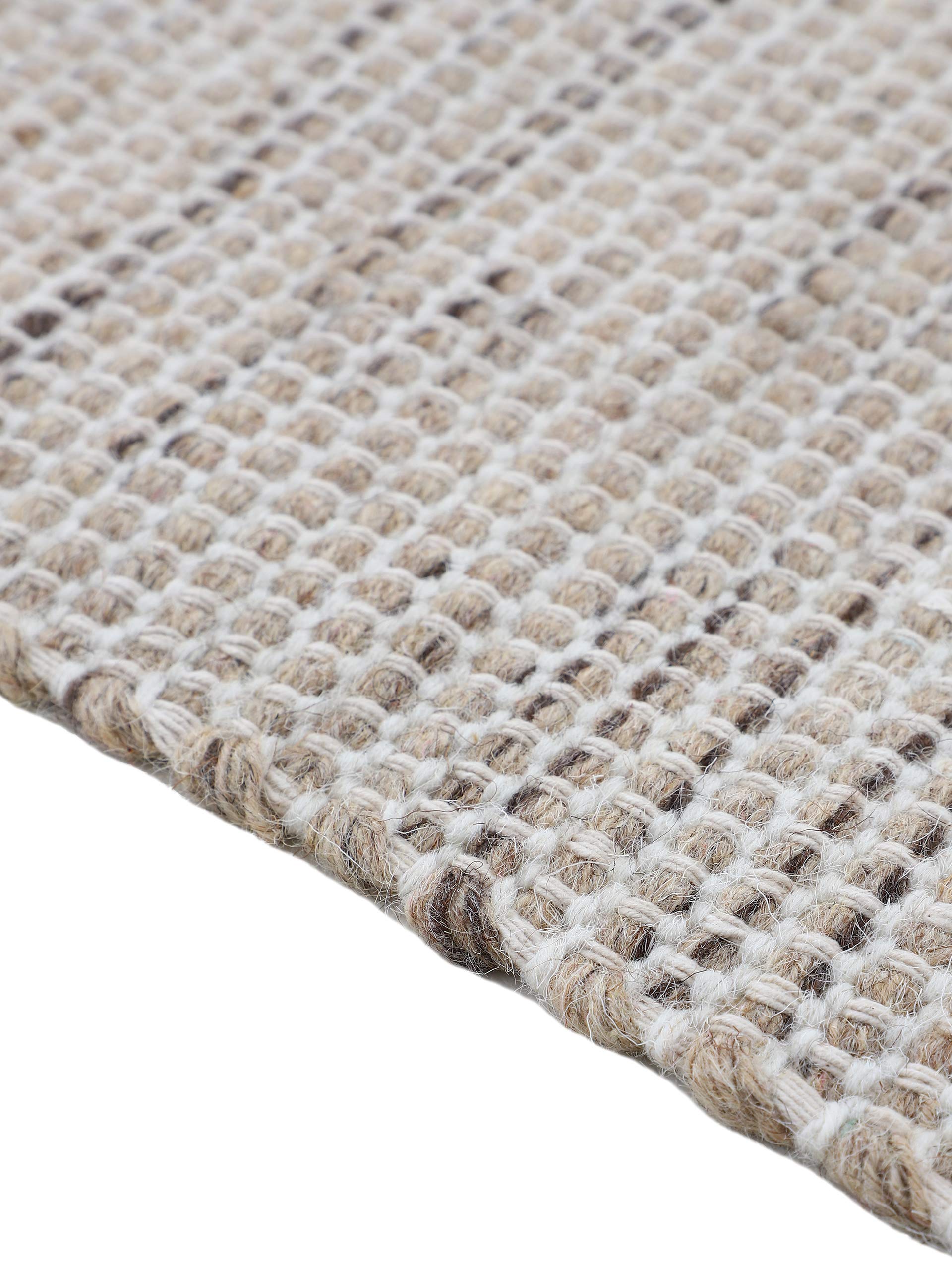 carpetfine-wollteppich-mona-taupe-120x170-cm-wohnzimmer-teppich image 6
