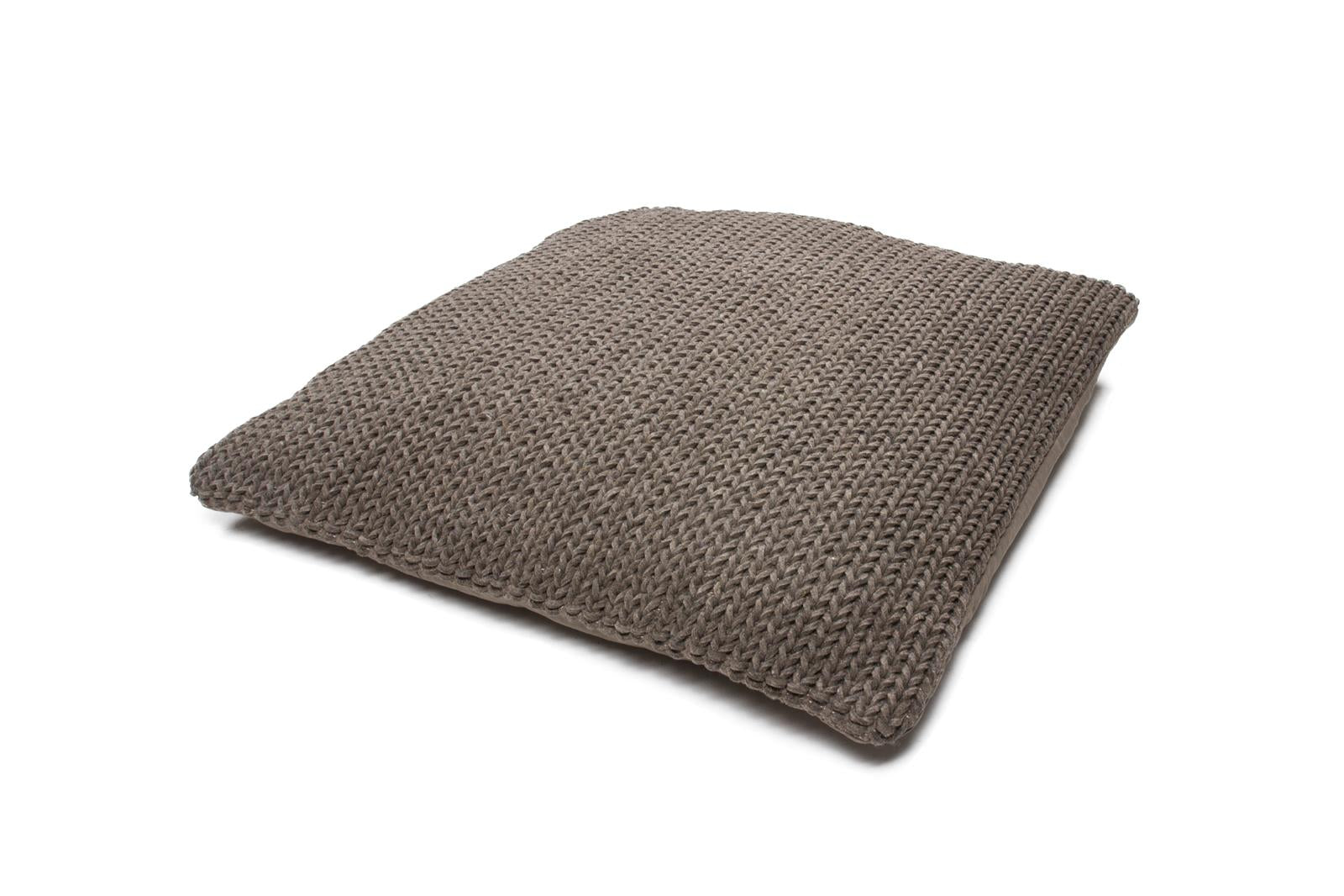 kayoom-shaun-210-sitzkissen-set-mit-pouf-handgefertigt-grau-polyester-baumwoll-m image 4