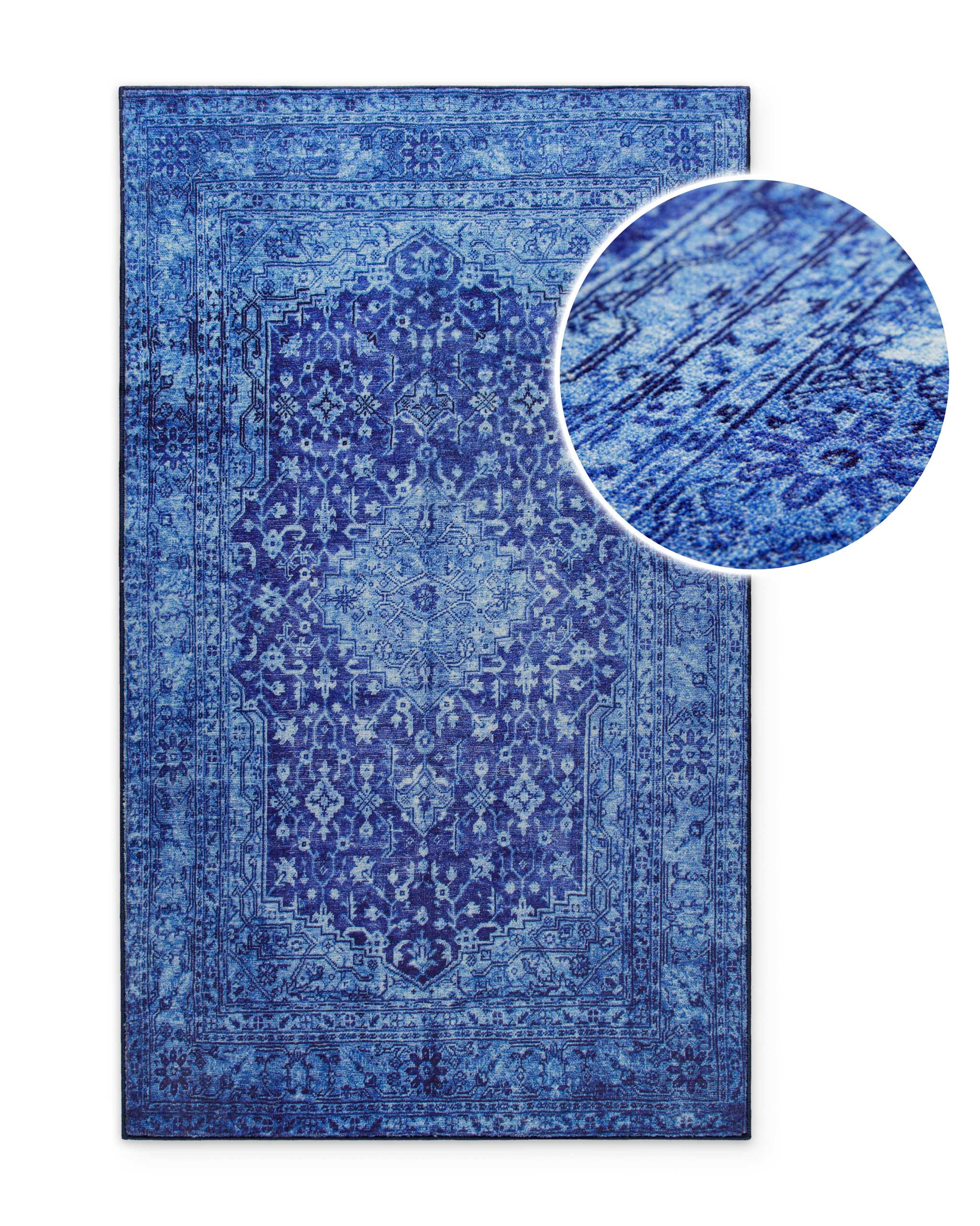 weconhome-badteppich-ralph-blau-multi-orientalischer-vintage-look-mit-antirutsch image 8