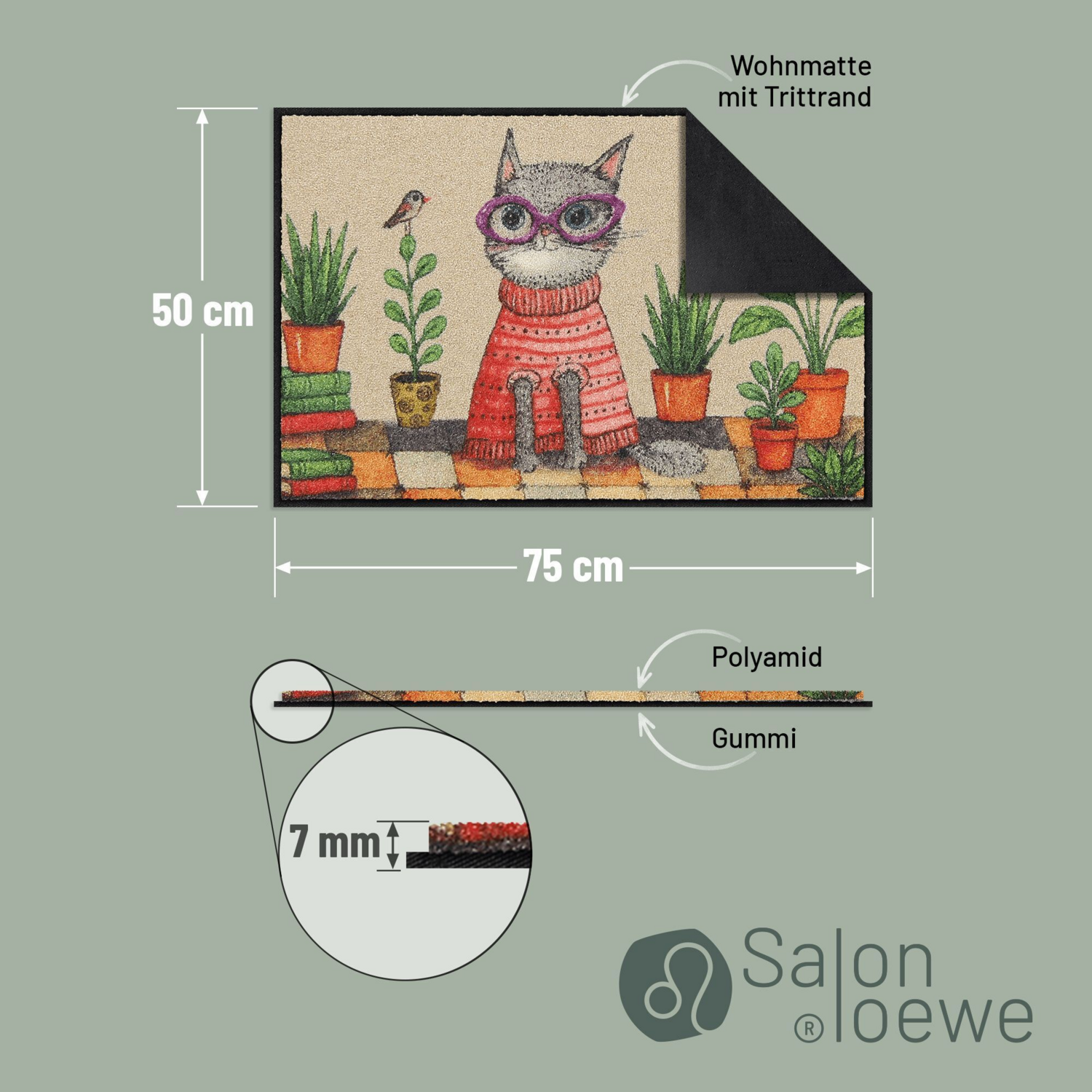 salonloewe-sophisti-cat-eingangsmatte-50-x-75-cm image 3