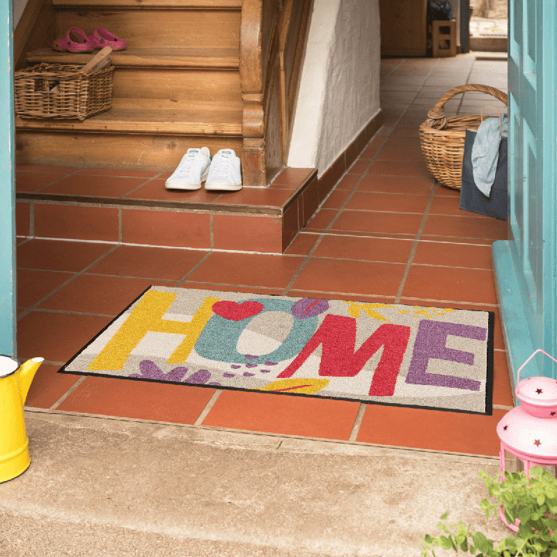 salonloewe-janis-home-fu-matte-50-x-75-cm-bunte-home-buchstaben-eingangsmatte image 2