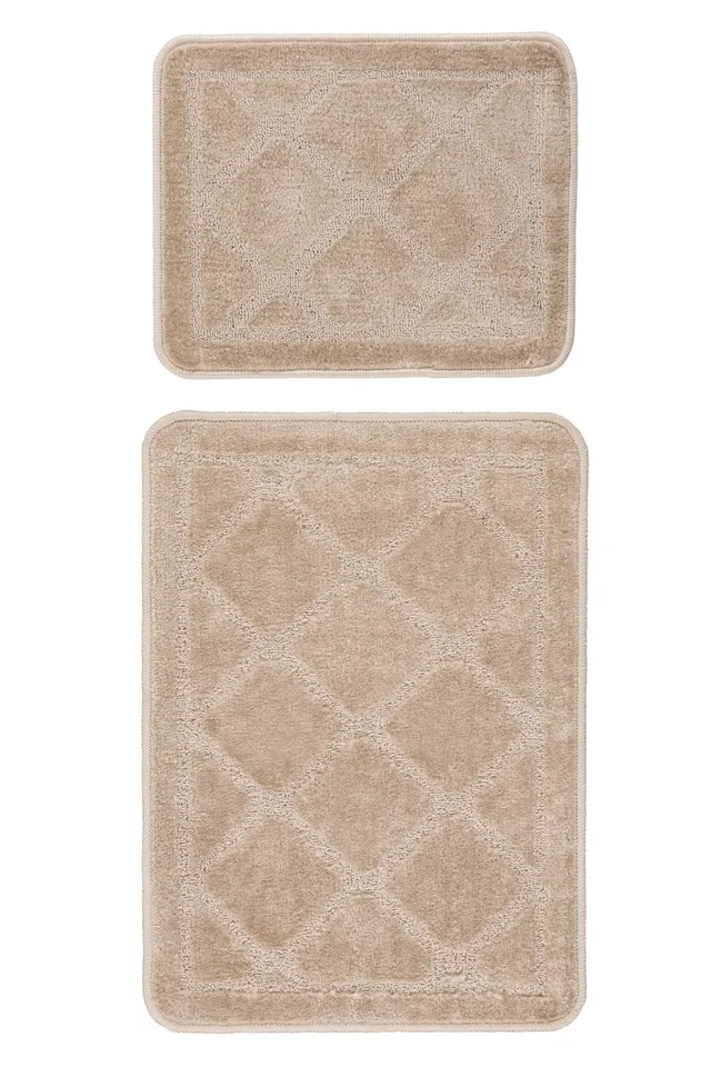 kayoom-badematte-soft-lagoon-125-2er-set-polypropylen-9-mm-florh-he-1200-g-m-rut image 1