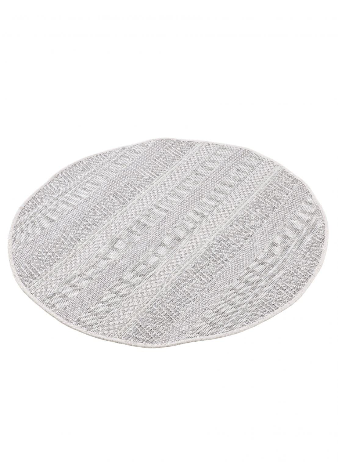 carpetfine-boho-rund-beige-flachgewebeteppich-120-cm-in-outdoor-teppich image 2