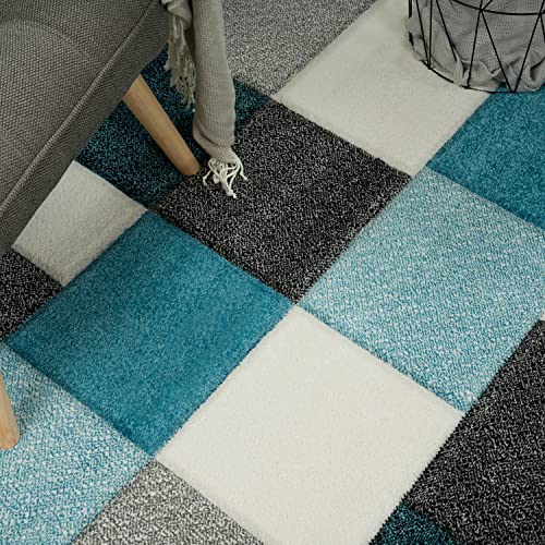 paco-home-designer-teppich-modern-handgearbeiteter-konturenschnitt-kariert-t-rki image 8