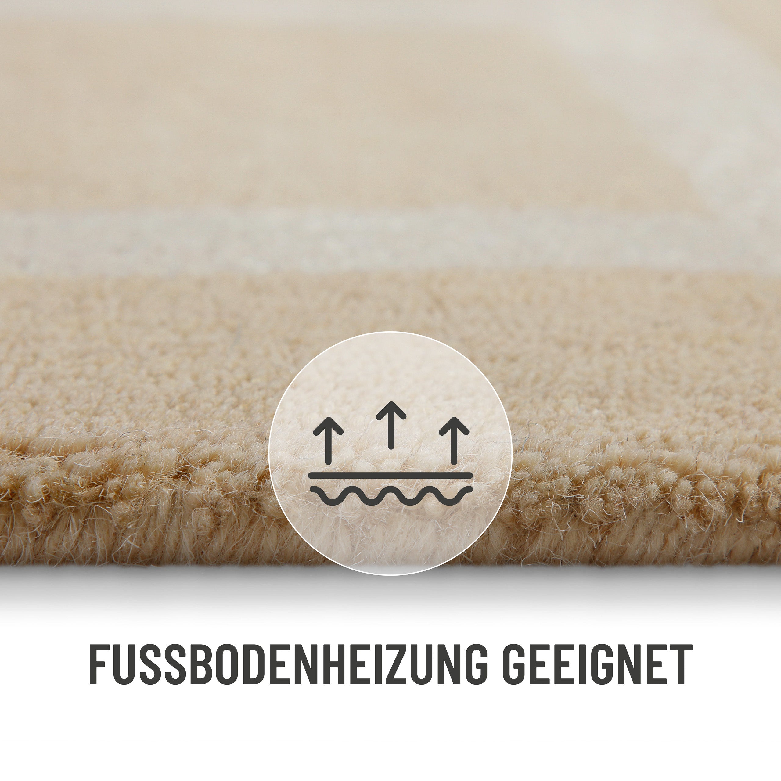 weconhome-beatrice-kurzflor-teppich-schurwolle-sand-beige image 5