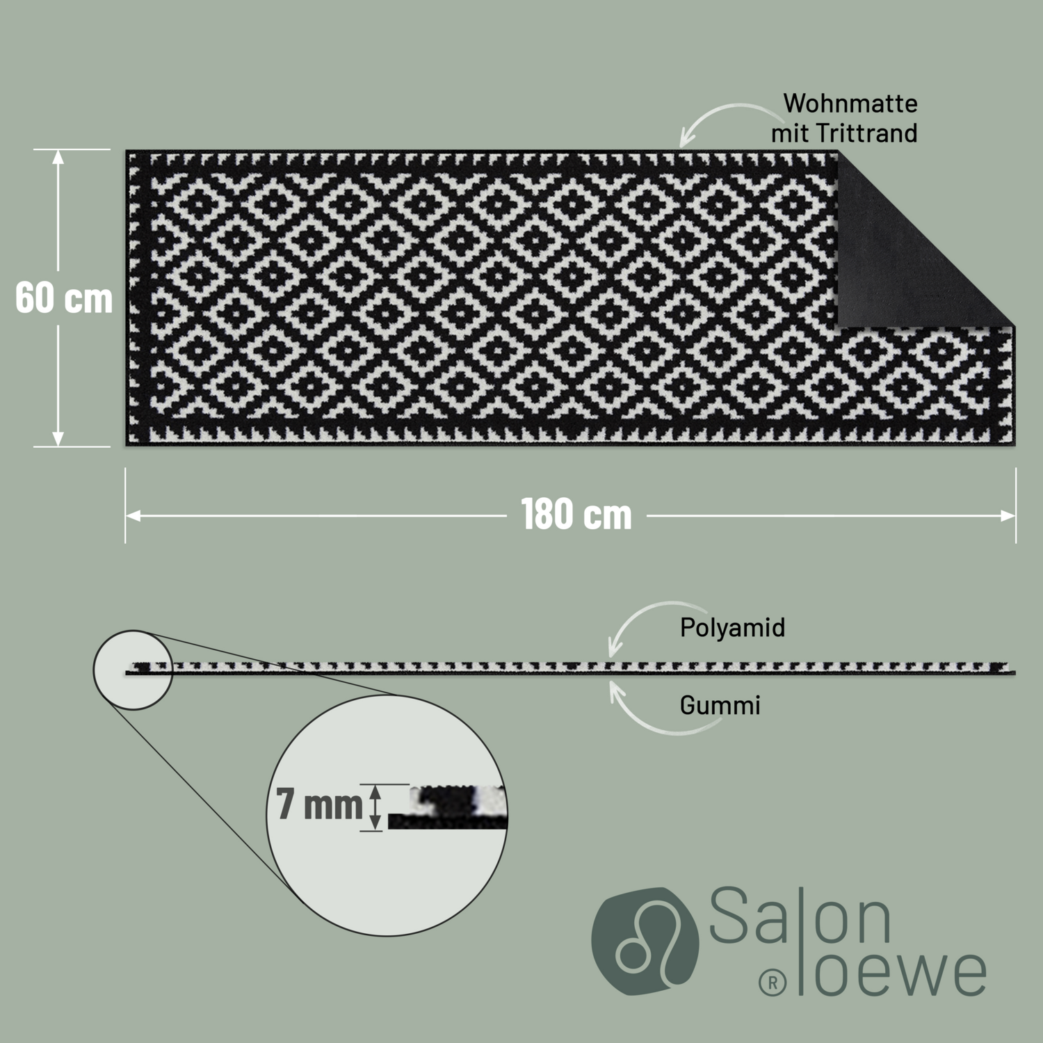 salonloewe-tabuk-black-white-teppich-60-x-180-cm-geometrisches-muster-rutschfest image 4