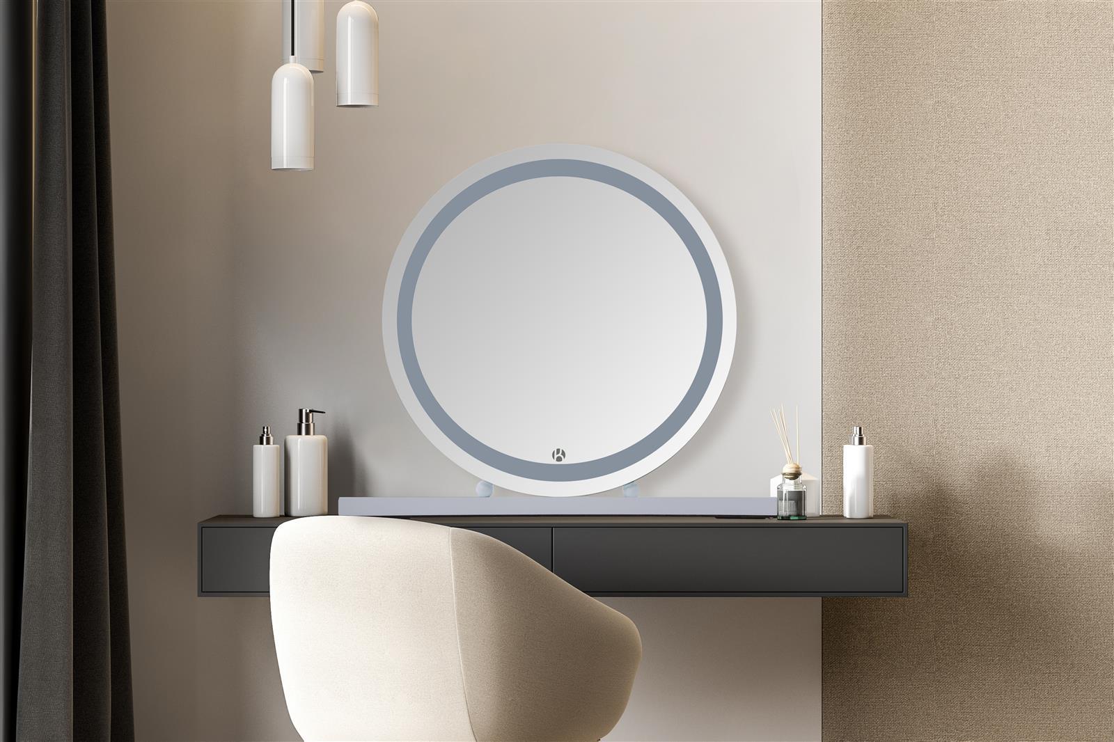 kayoom-led-schminkspiegel-glamory-125-10x60x53-cm-eisen-glas-mdf-schwarz-oder-we image 7