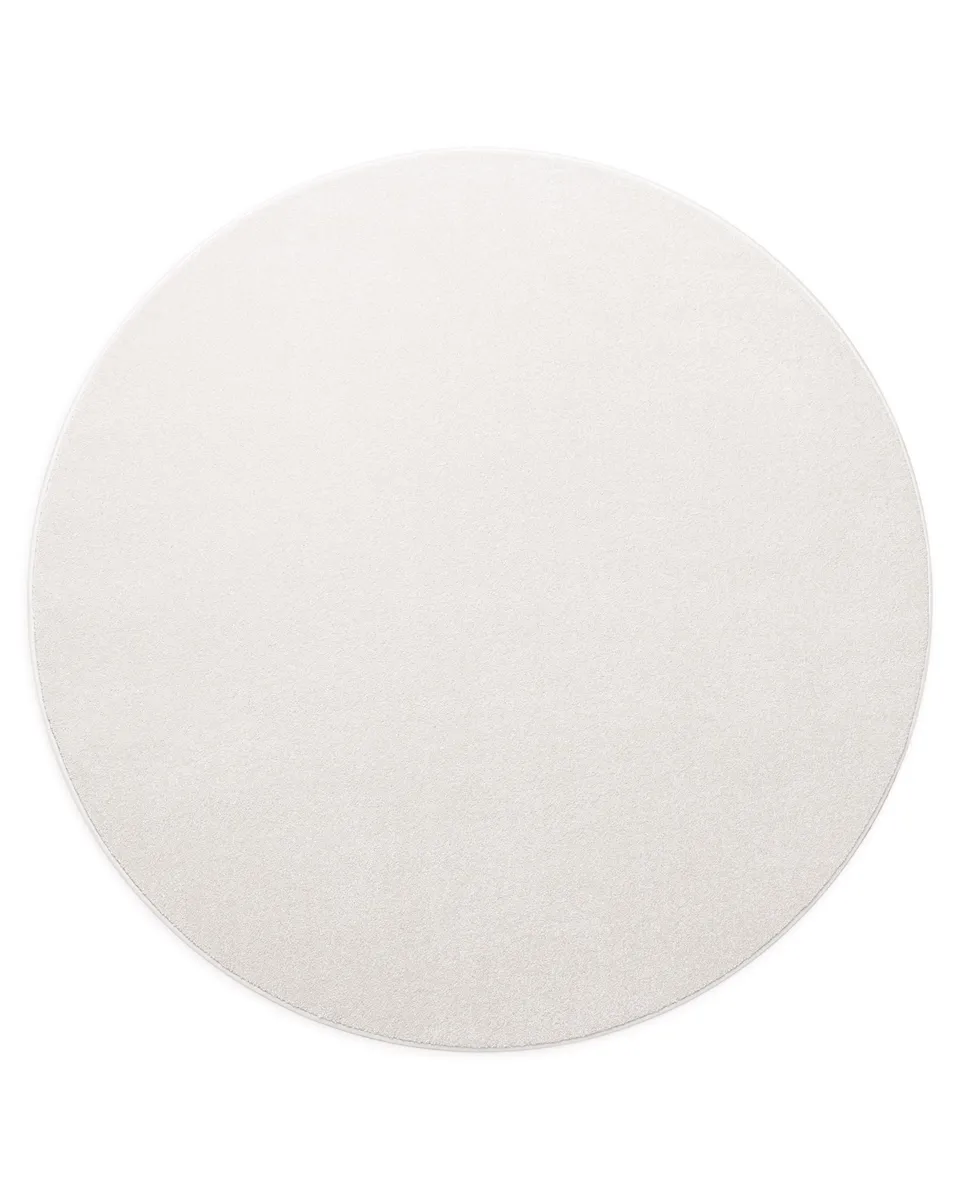 homie-living-montepulciano-kurzflorteppich-rund-creme-wei-15-mm image 1