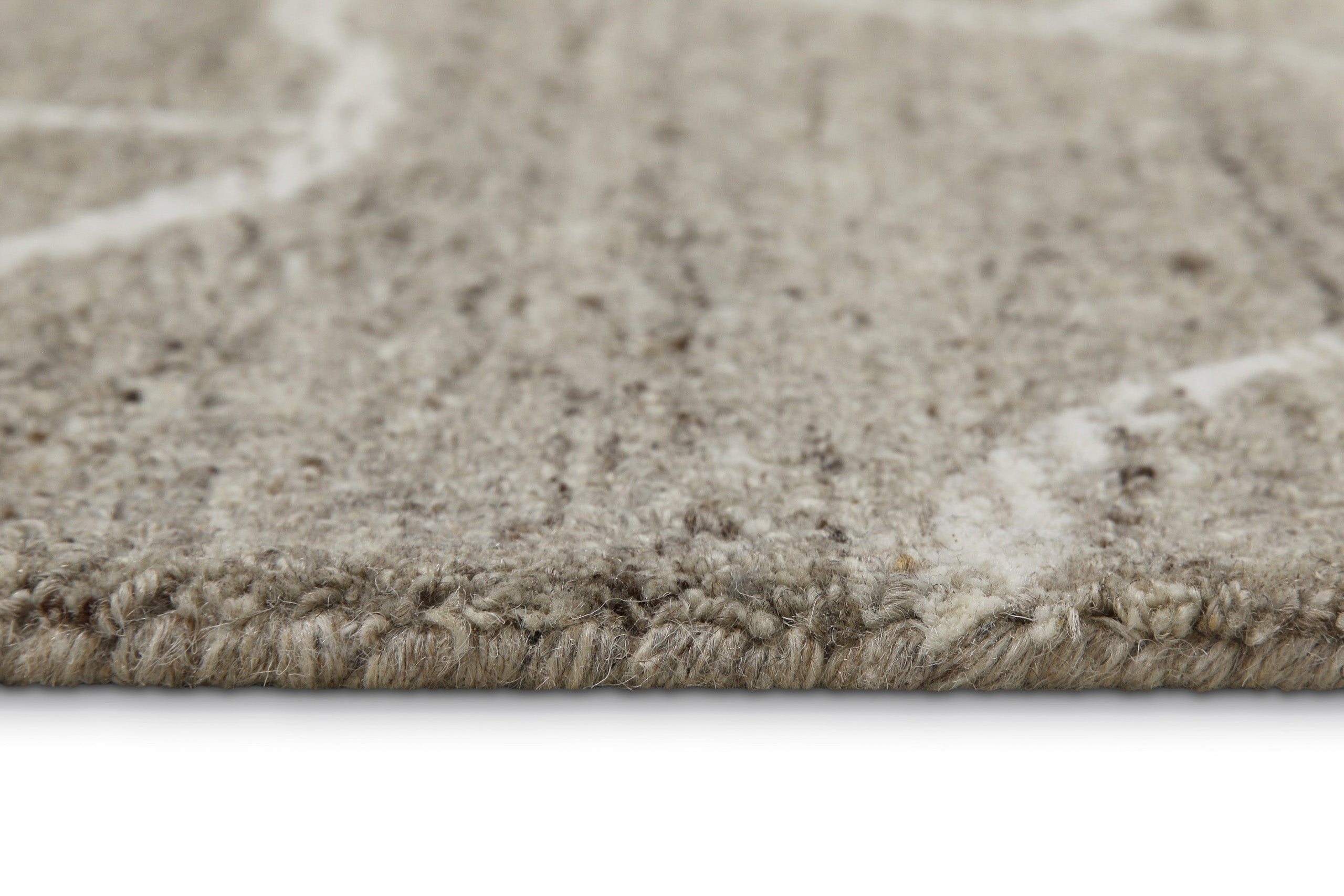 weconhome-hamptons-fortyone-kurzflor-teppich-taupe-meliert-handgetuftet-100-schu image 4