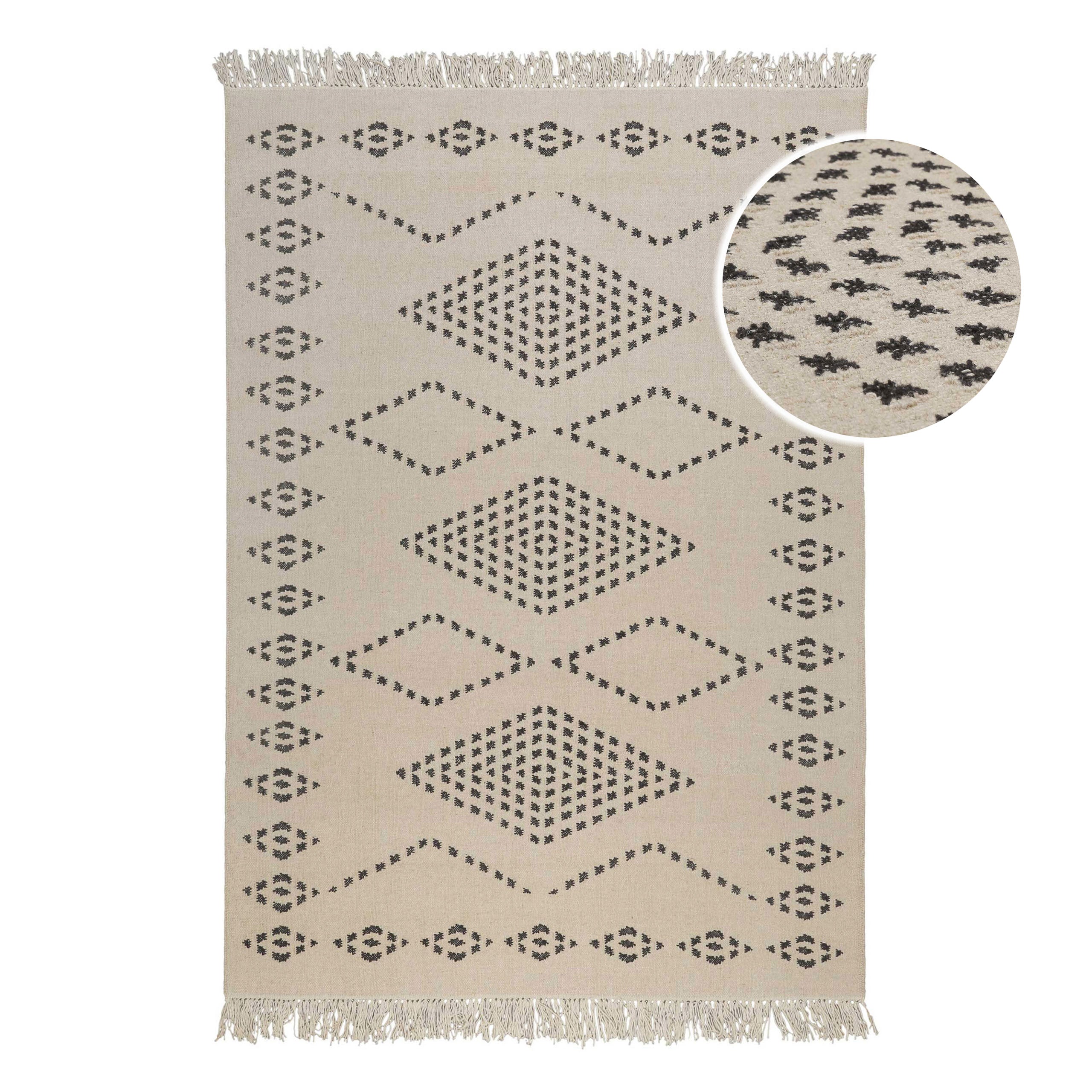 green-looop-by-weconhome-kelim-teppich-belmont-creme-beige-aus-wolle-handgewebt image 2