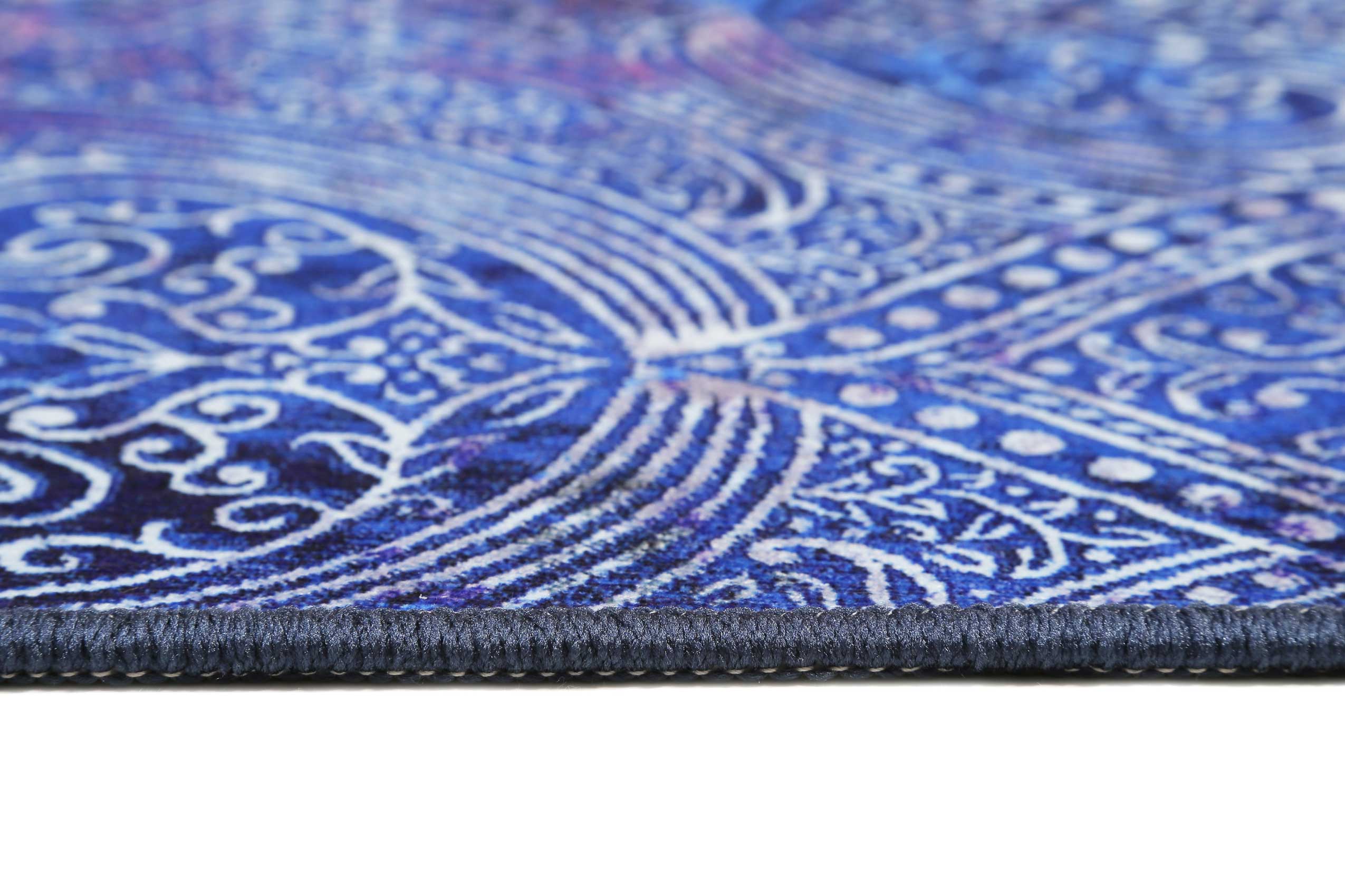 weconhome-badteppich-blau-vintage-louis-gewebt-eckig image 3