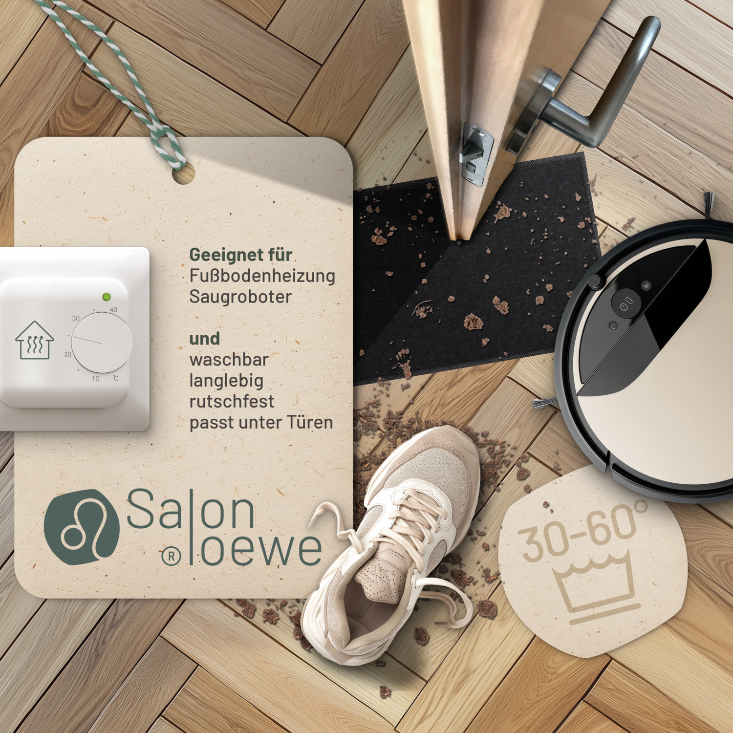 salonloewe-schwarz-minimatte-30-x-60-cm image 2