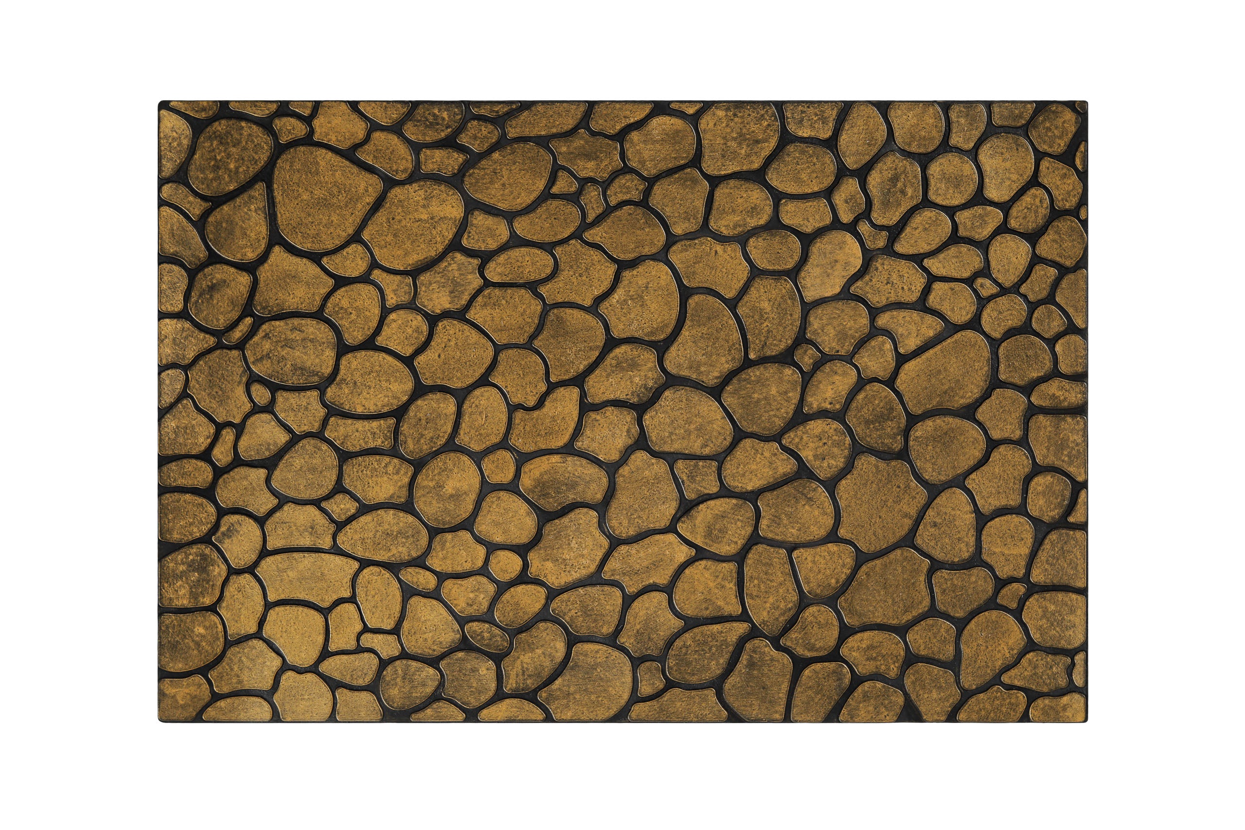 weconhome-desert-pebble-fu-matte-eckig-aus-gummi-gold-braun image 3