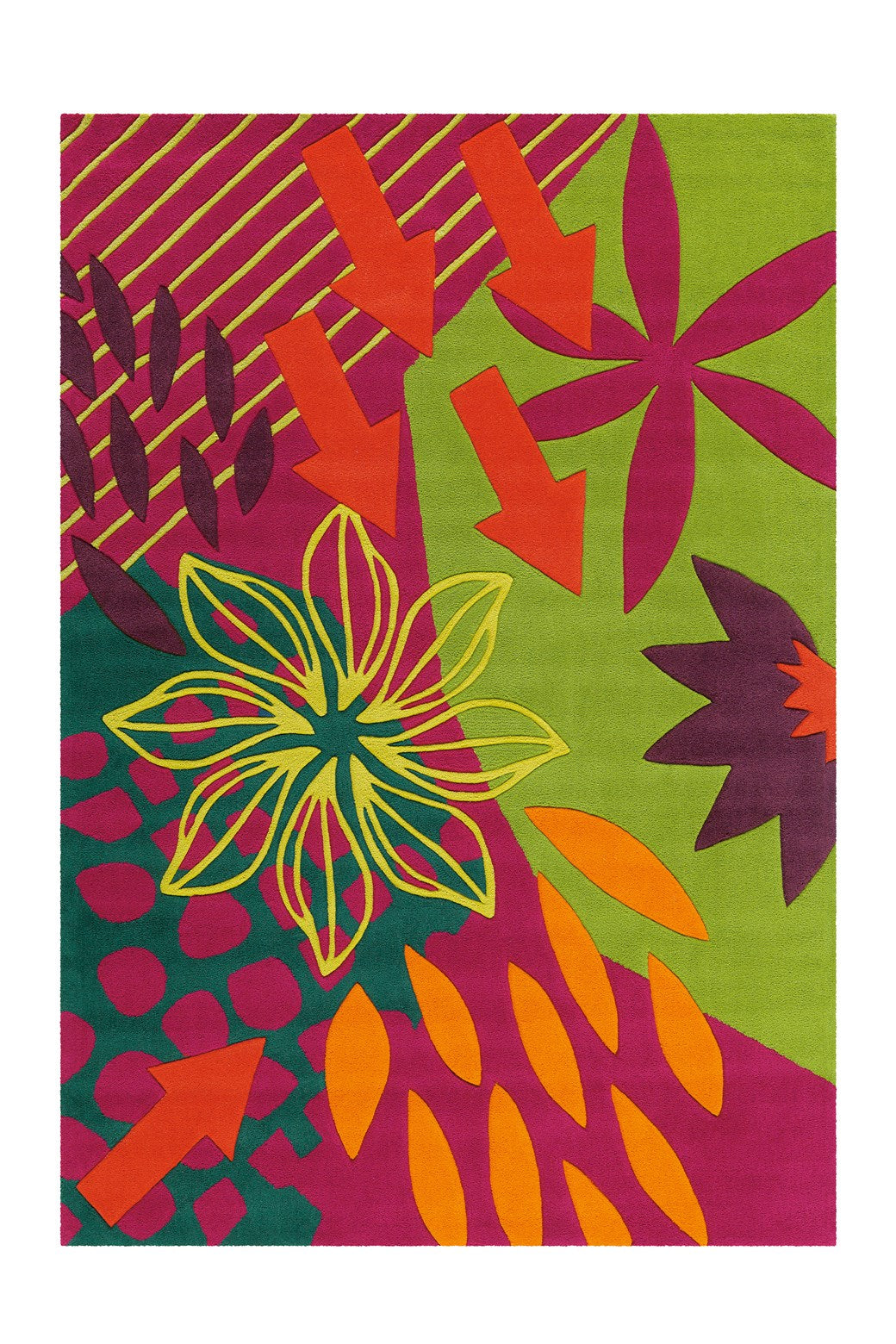 kayoom-spirit-3135-moderner-kurzflorteppich-acryl-pflegeleicht image 1
