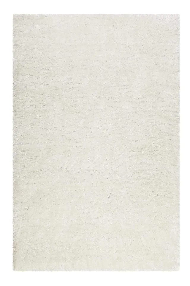 weconhome-hochflor-teppich-shiny-touch-gl-nzender-shaggy-in-creme-wei-oeko-tex-f image 1