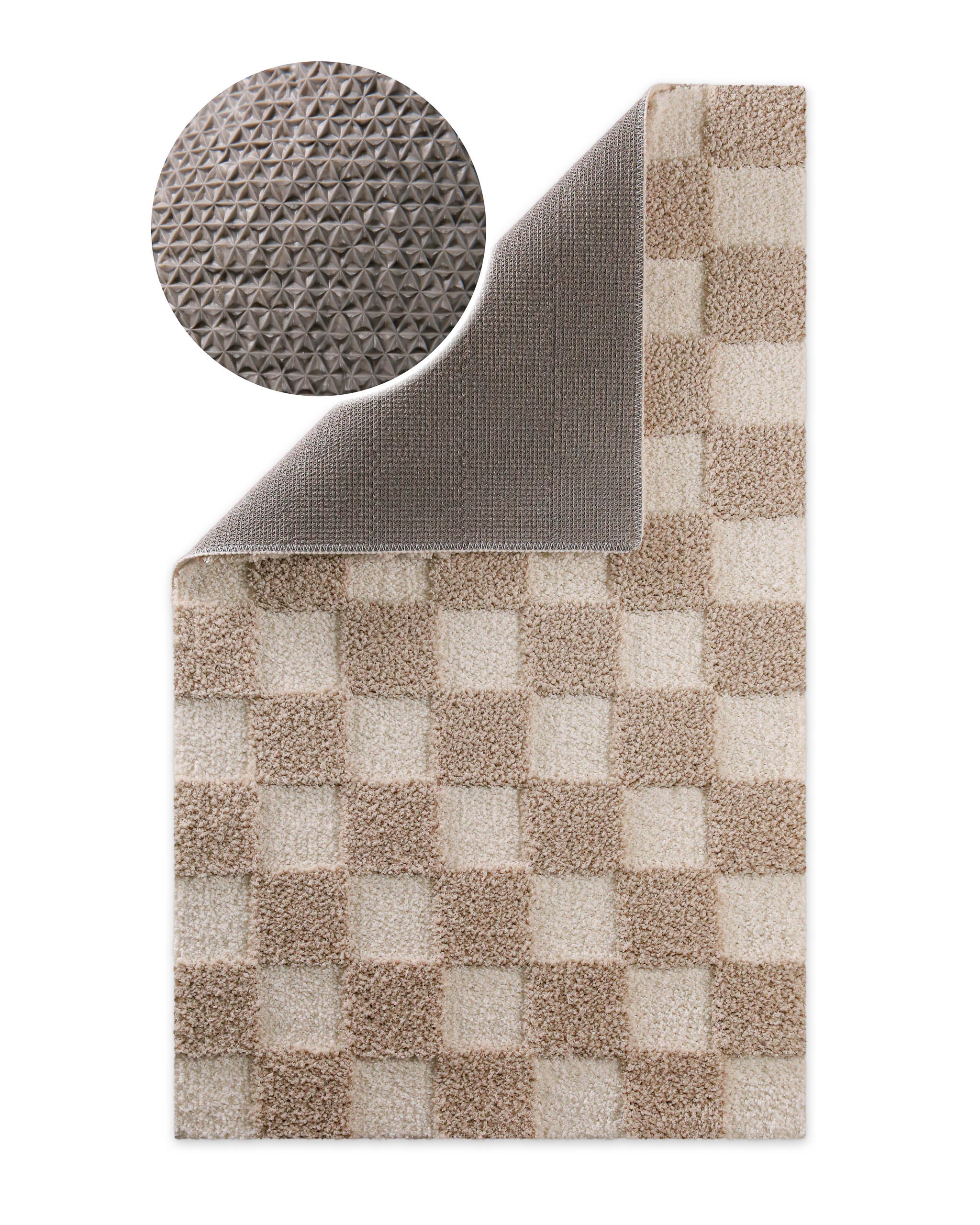 weconhome-bathking-badteppich-bobbi-beige-schachbrett image 4